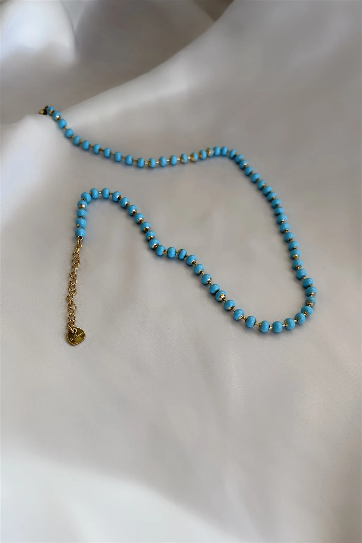 Ocean Blue Çelik Kolye