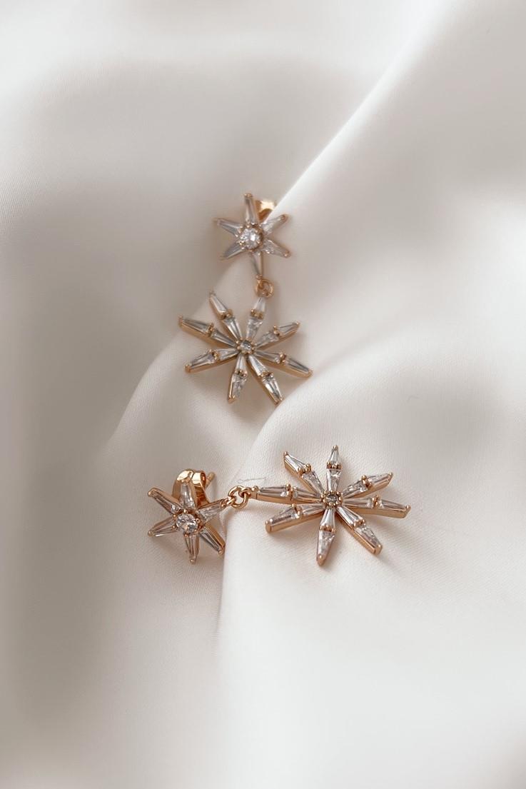 Glitter Flower Özel Seri Küpe