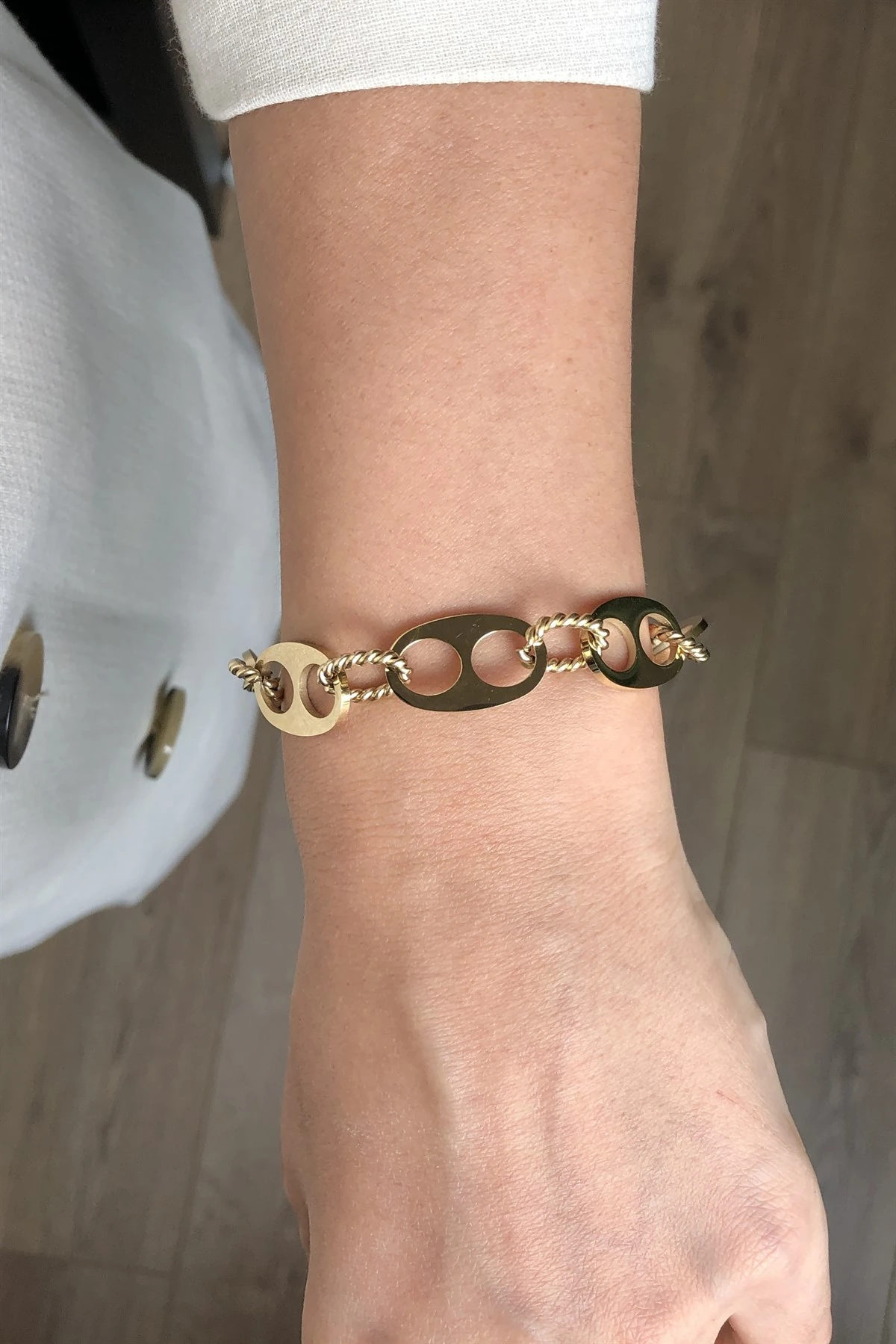 Zipper Çelik Bileklik-PK30591Z