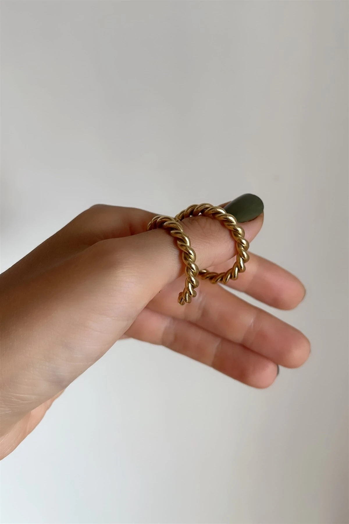 Auger Ring Çelik Küpe