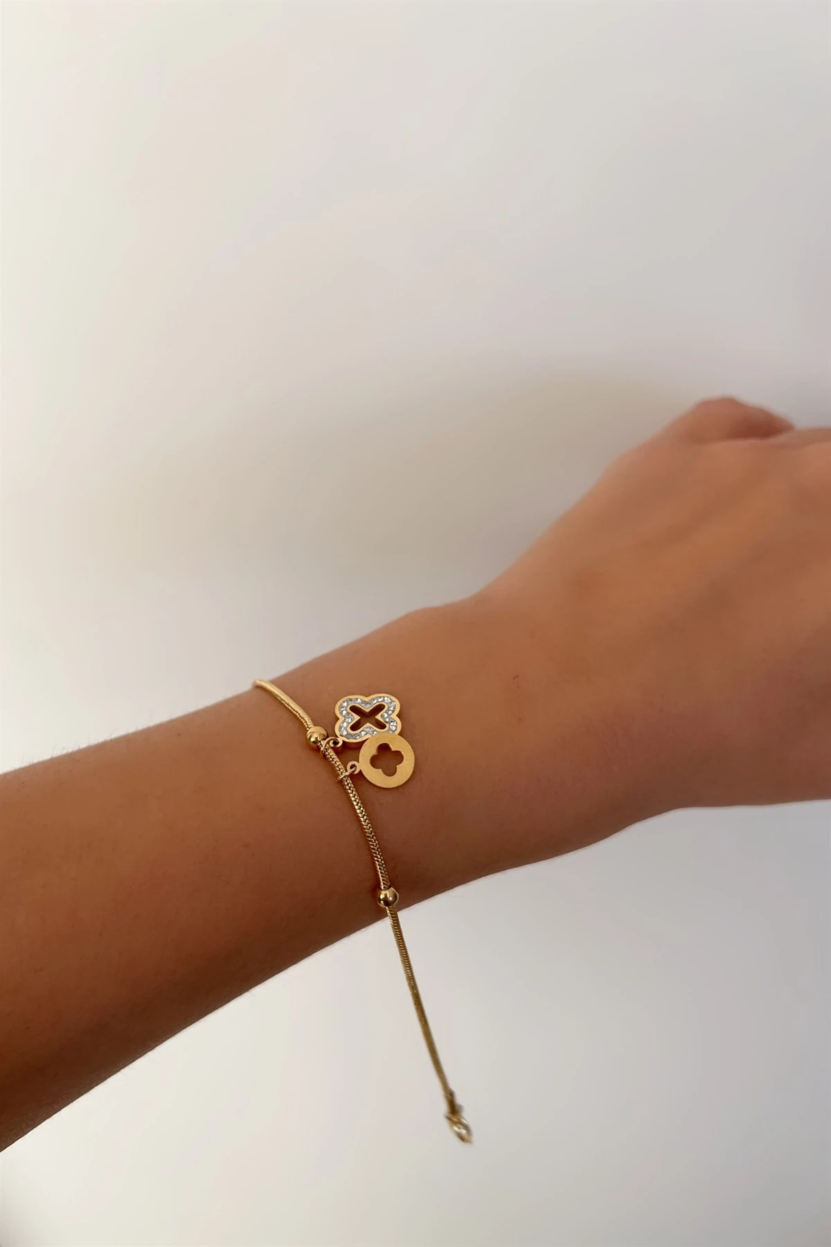 Rope Cleef Çelik Bileklik