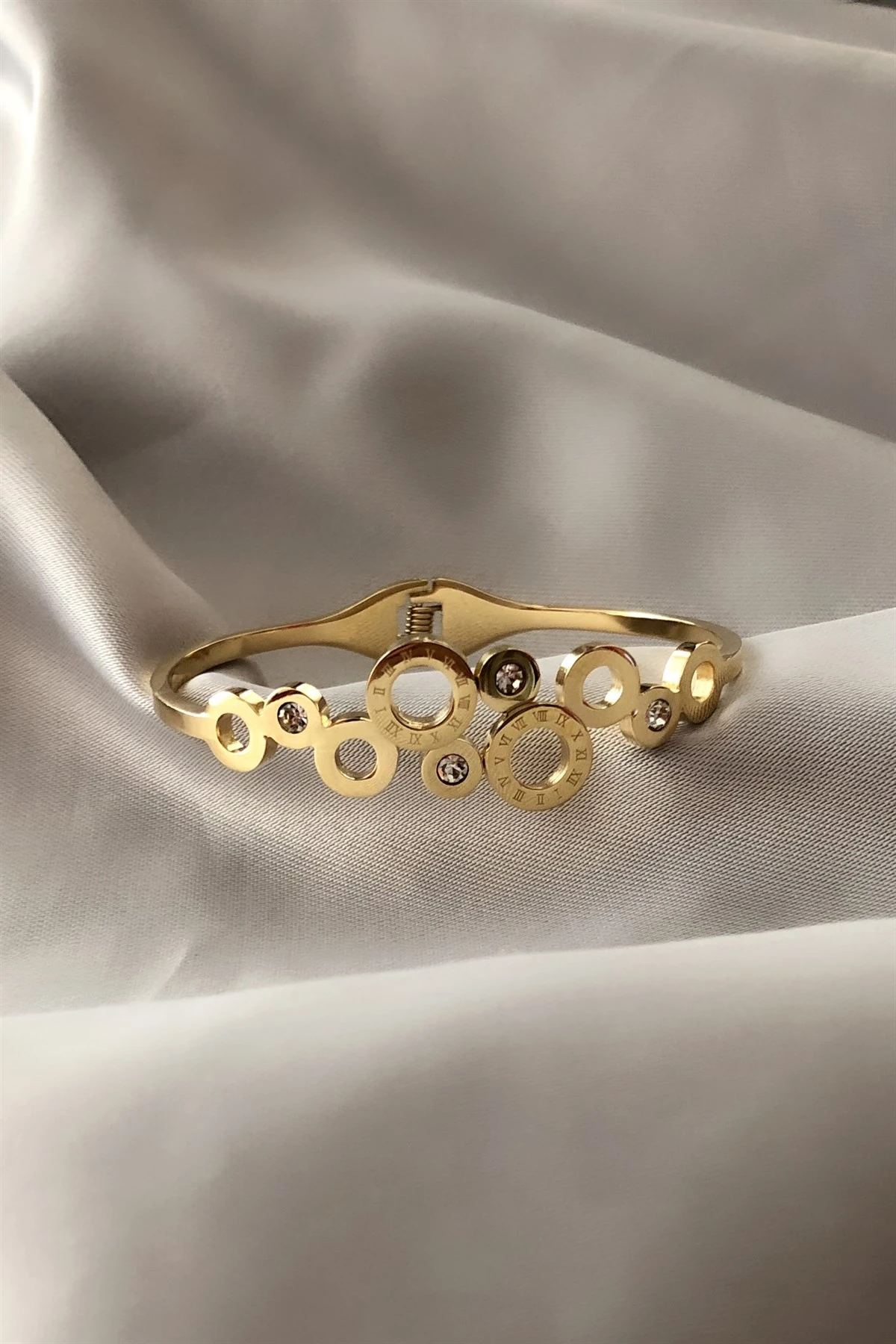 Cluster Çelik Kelepçe Bileklik