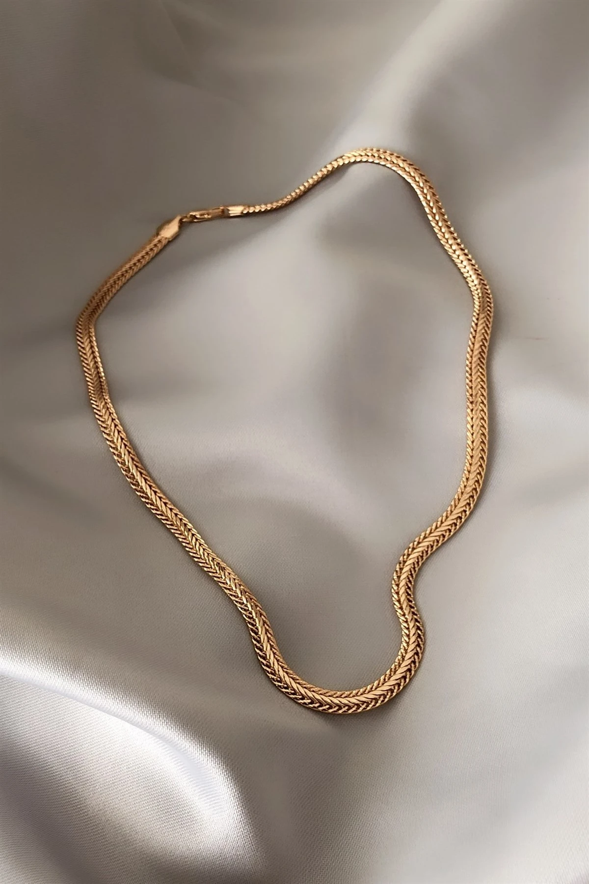 Herringbone Özel Seri Kolye-PK5193H