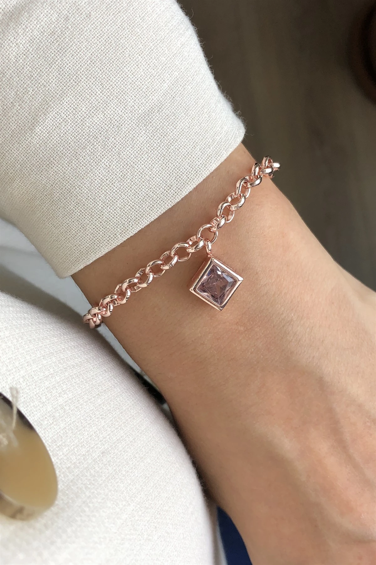 Zirkon Taşlı Bileklik-PK63781Z