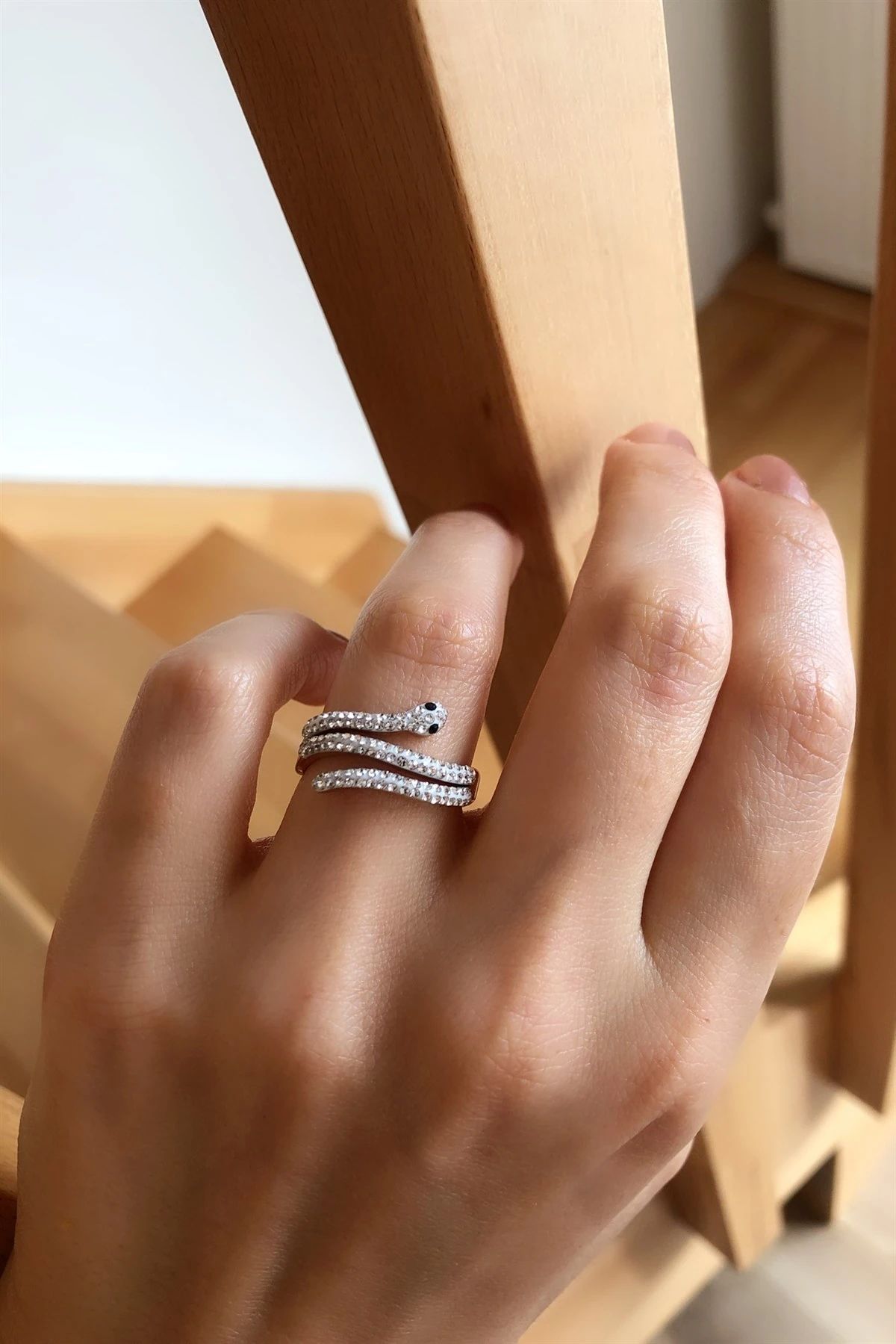 Snake Çelik Yüzük