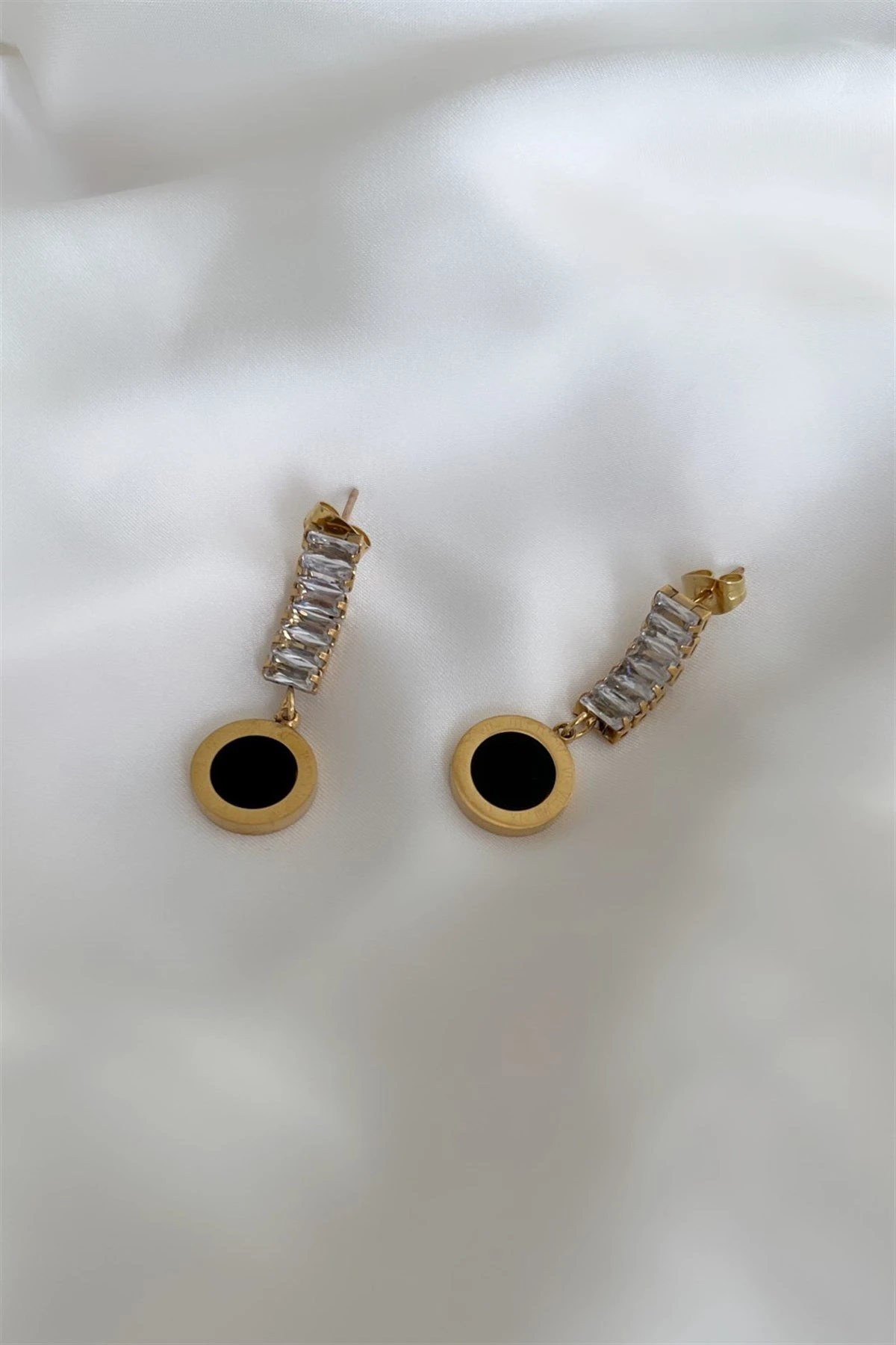 Baguette Chila Çelik Küpe