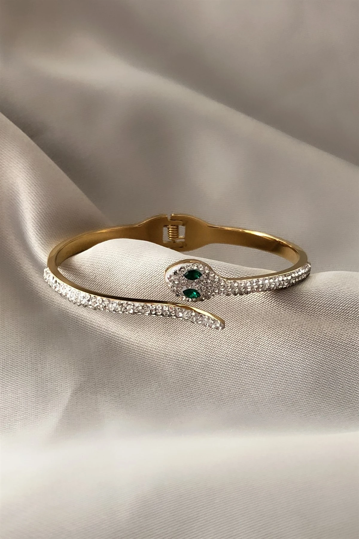 Snake Çelik Kelepçe Bileklik