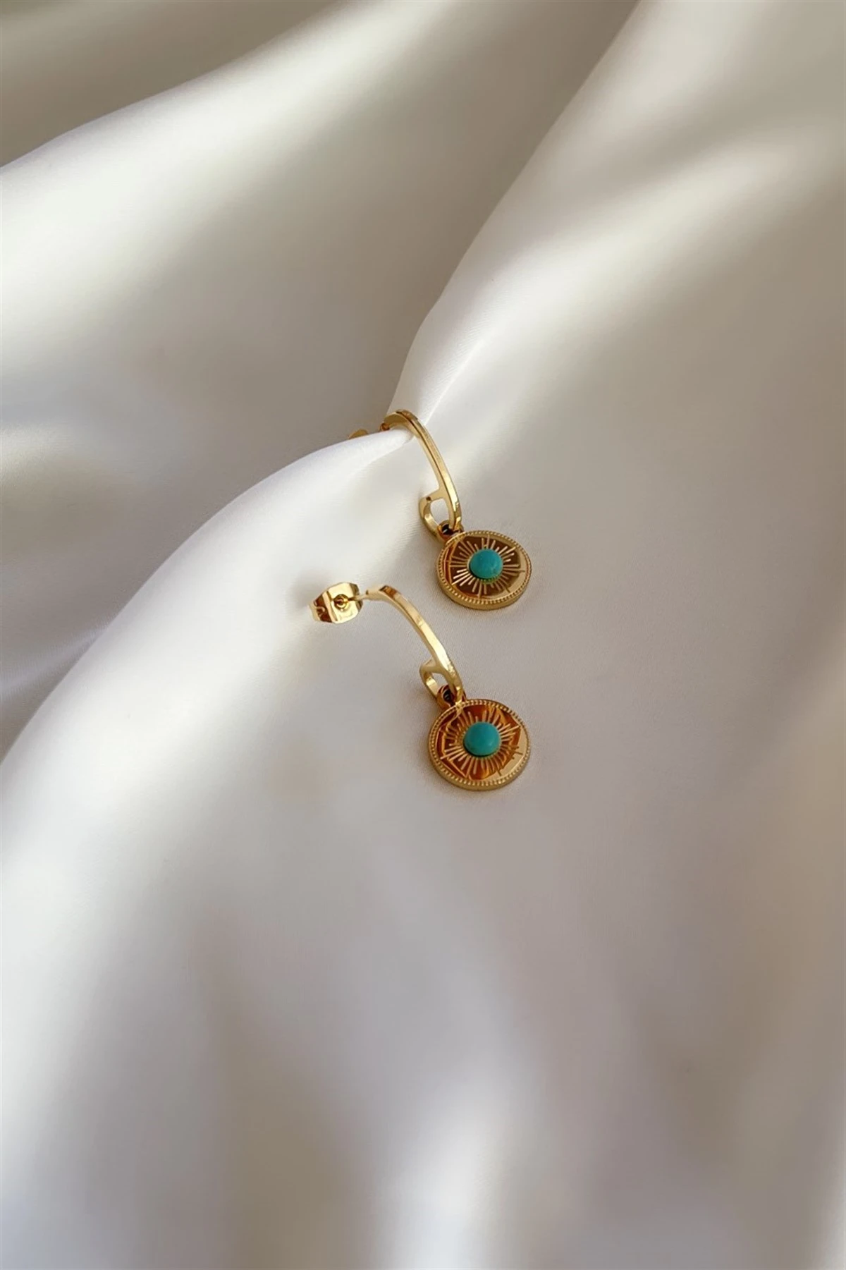 Blue Sun Çelik Küpe