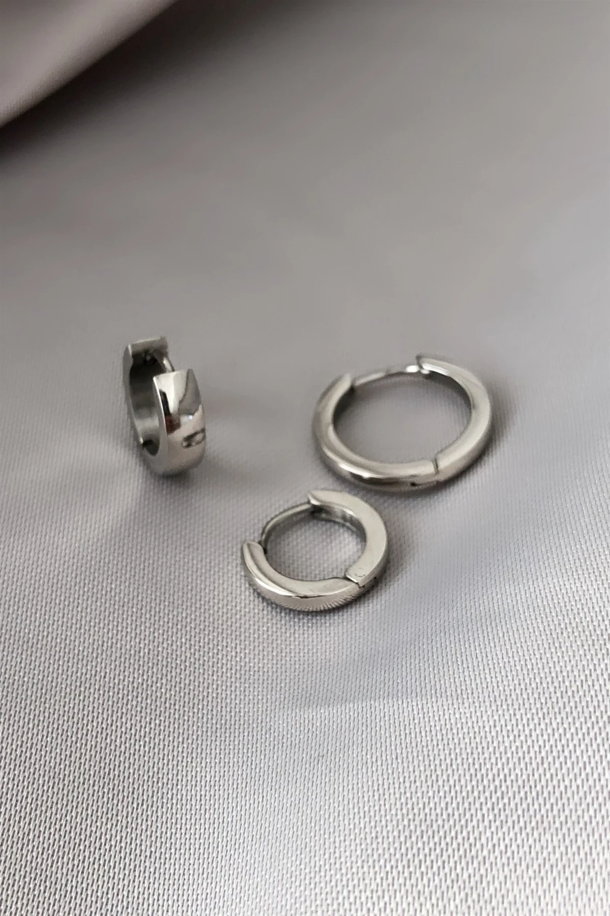 Üçlü Halka Çelik Küpe-PK36914H