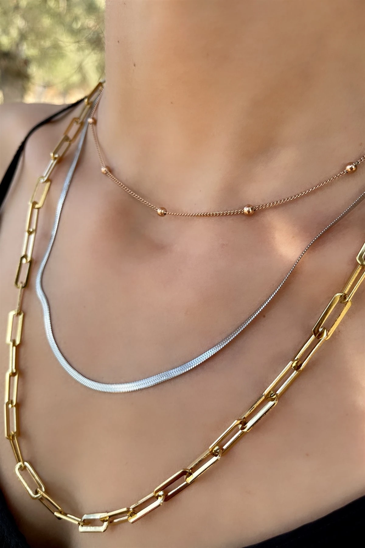 Color Transition Çelik Kolye