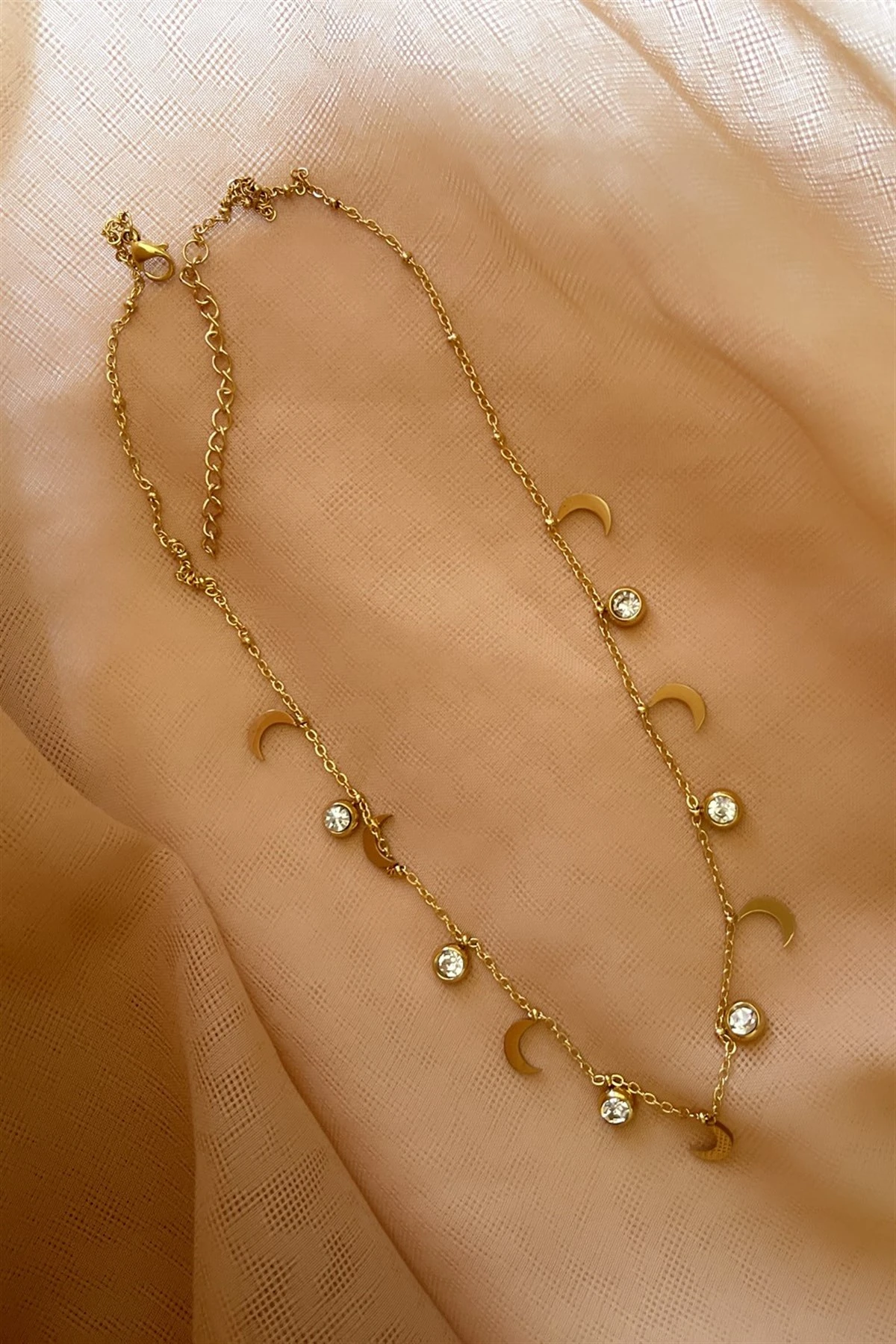 Crescent Çelik Kolye