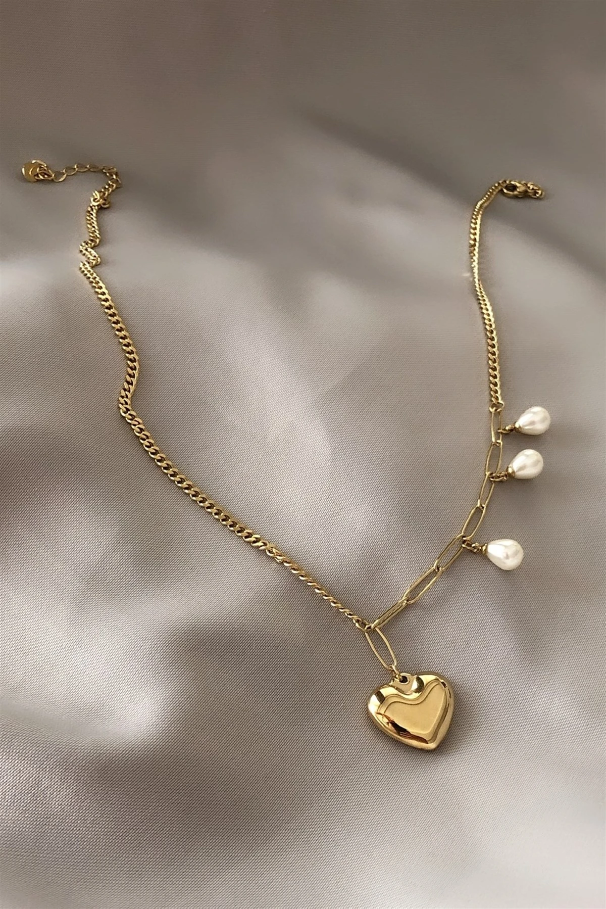 Heart Özel Seri Çelik Kolye