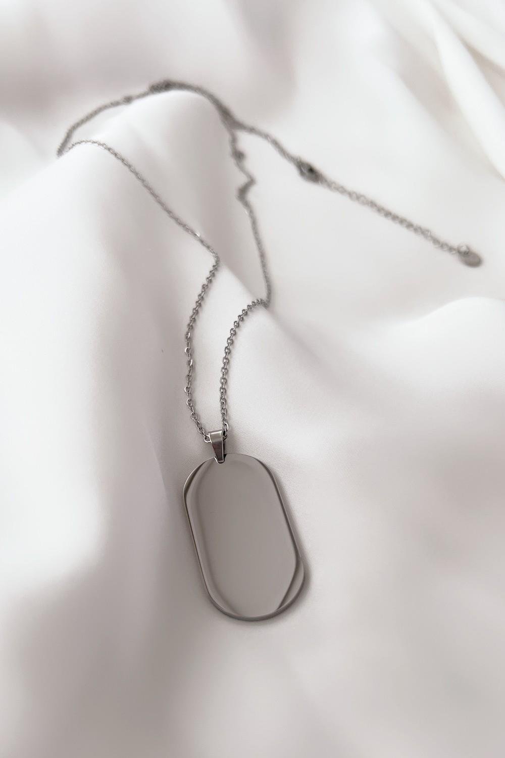 Plate Steel Necklace for Writing and Painting