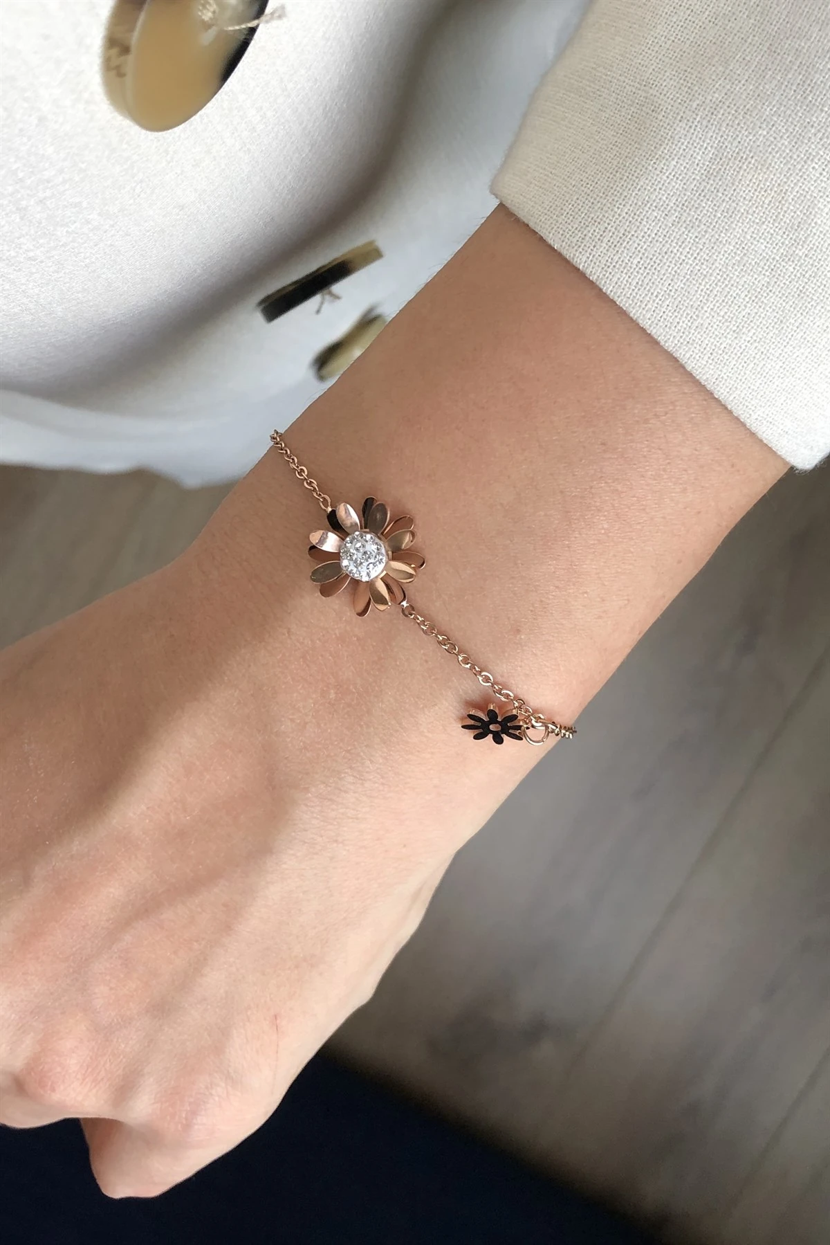 Papatya Çelik Bileklik-PK63574