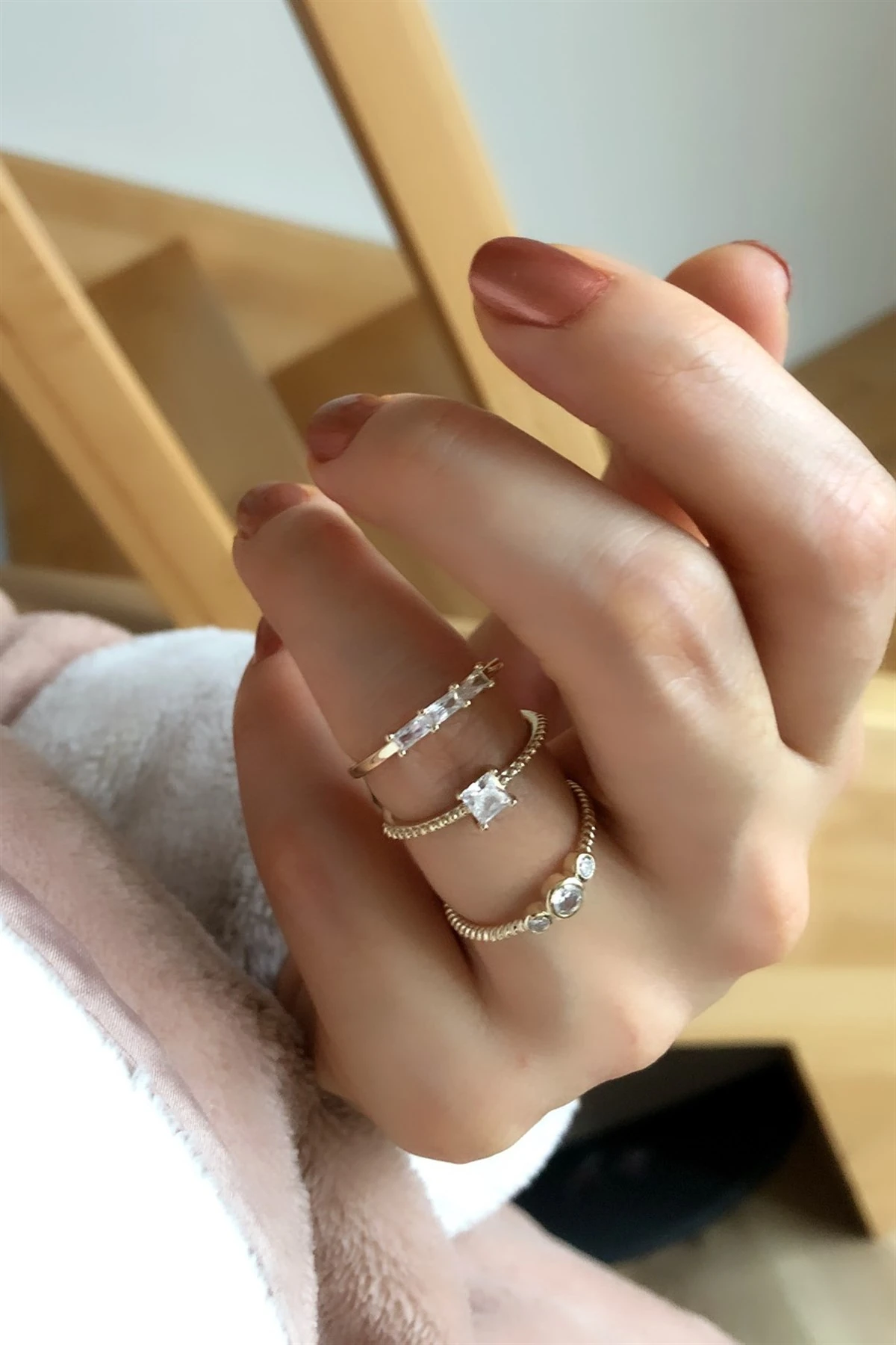 Üçlü Özel Seri Yüzük Seti