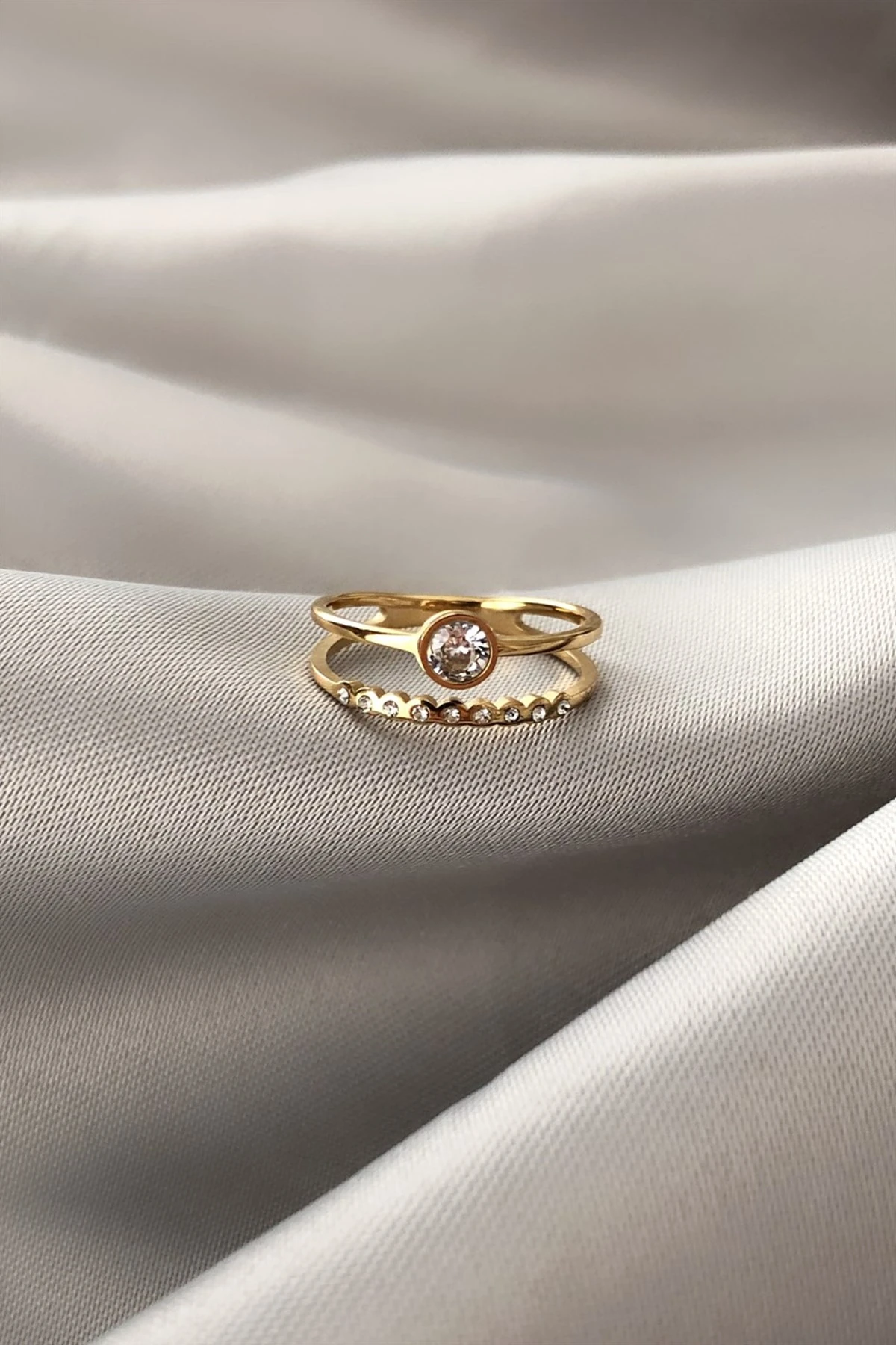 Zirkon Çelik Yüzük