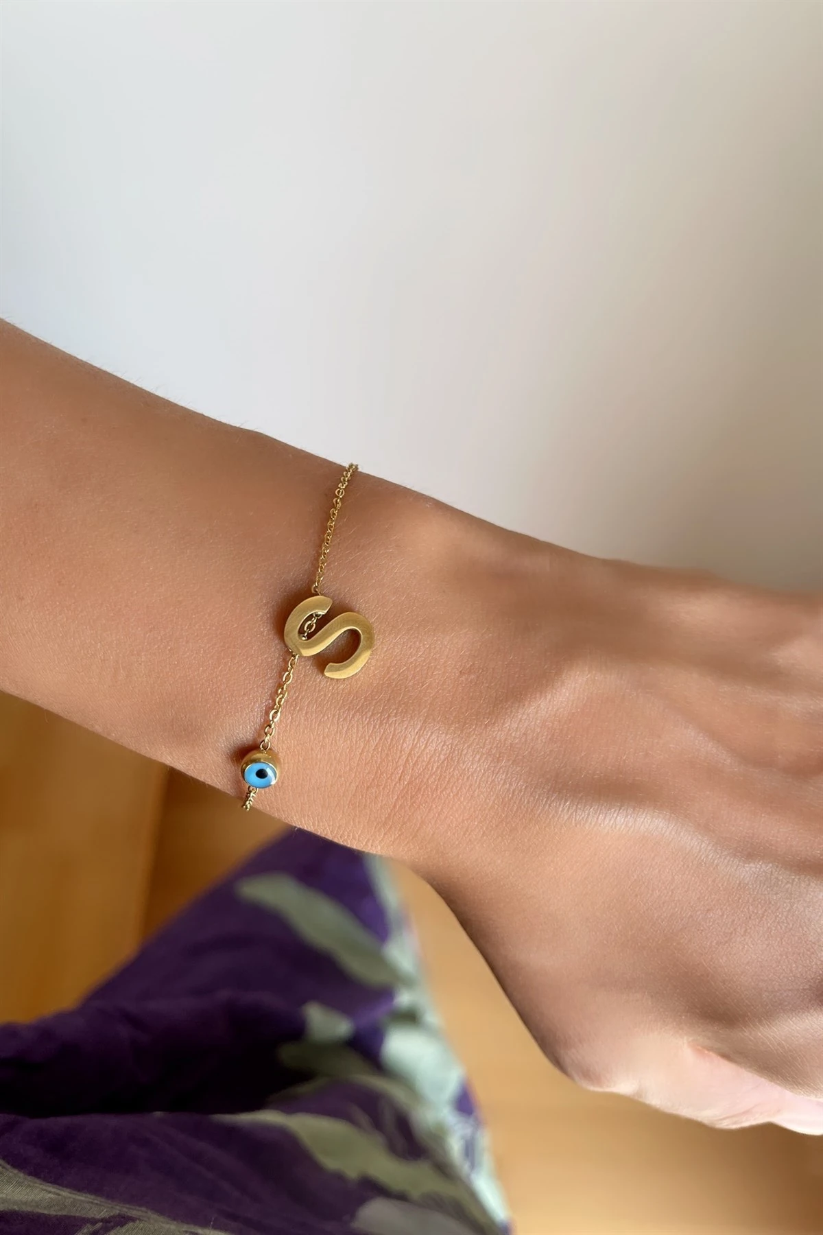 Harfli Çelik Bileklik