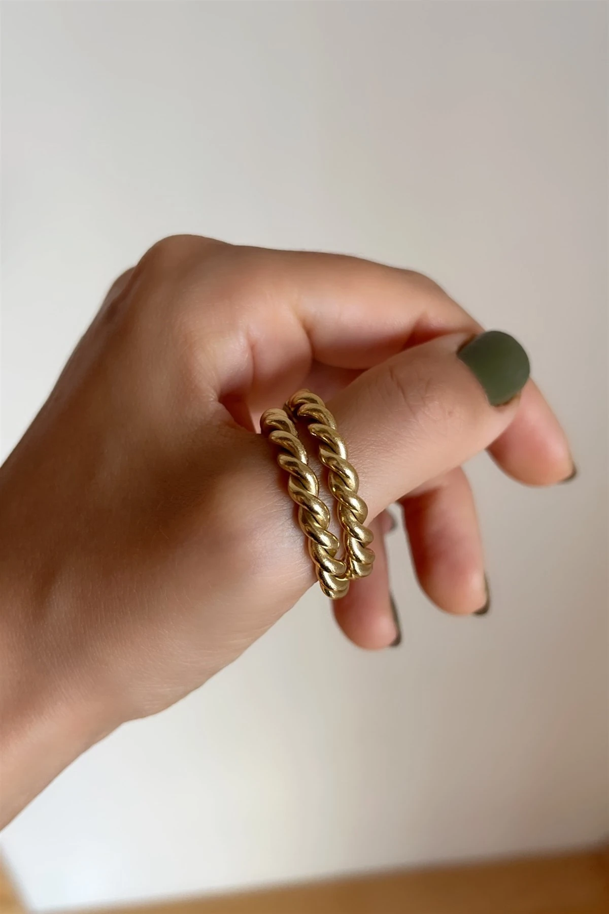 Auger Ring Çelik Küpe