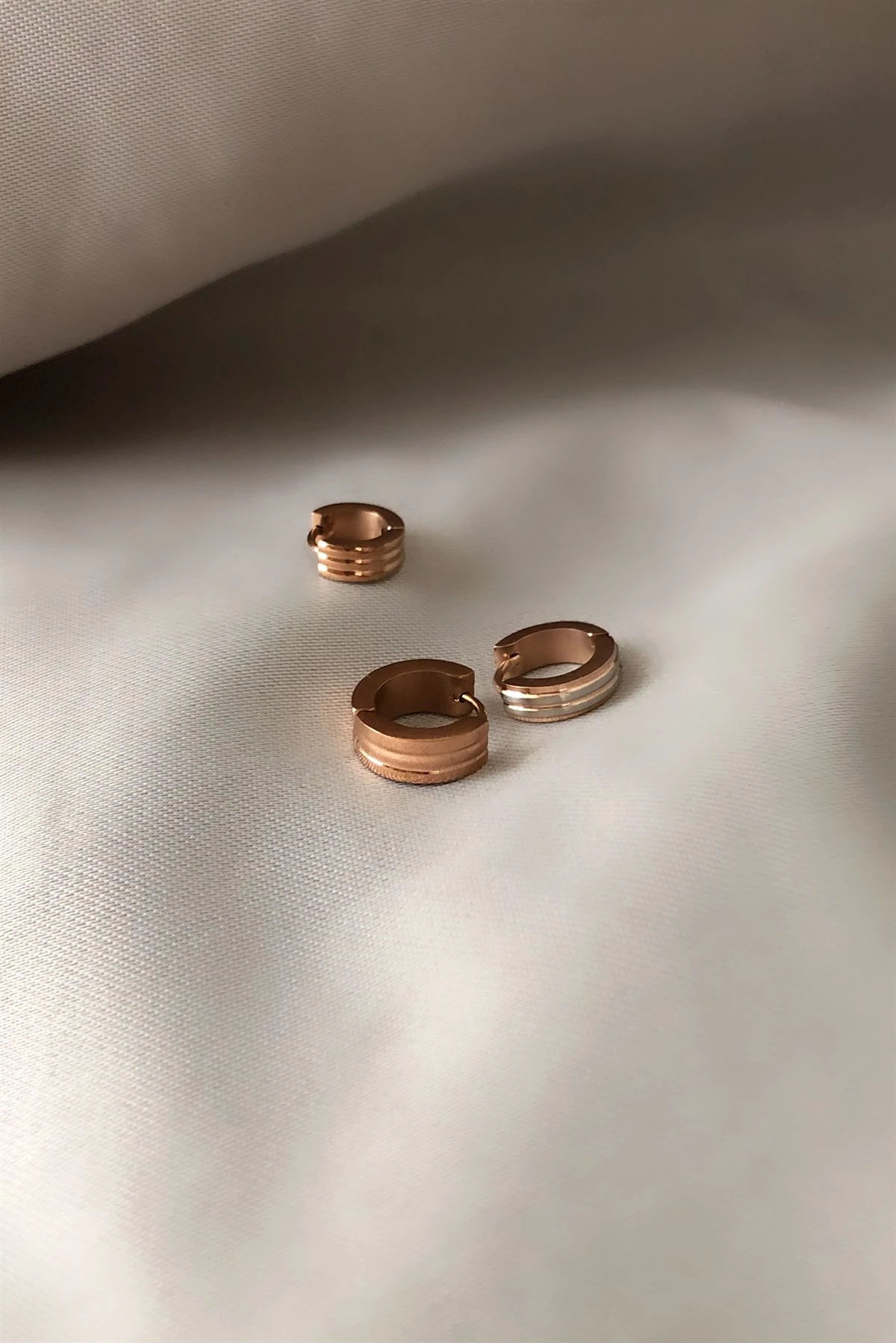 Üçlü Çelik Küpe-PK3961U