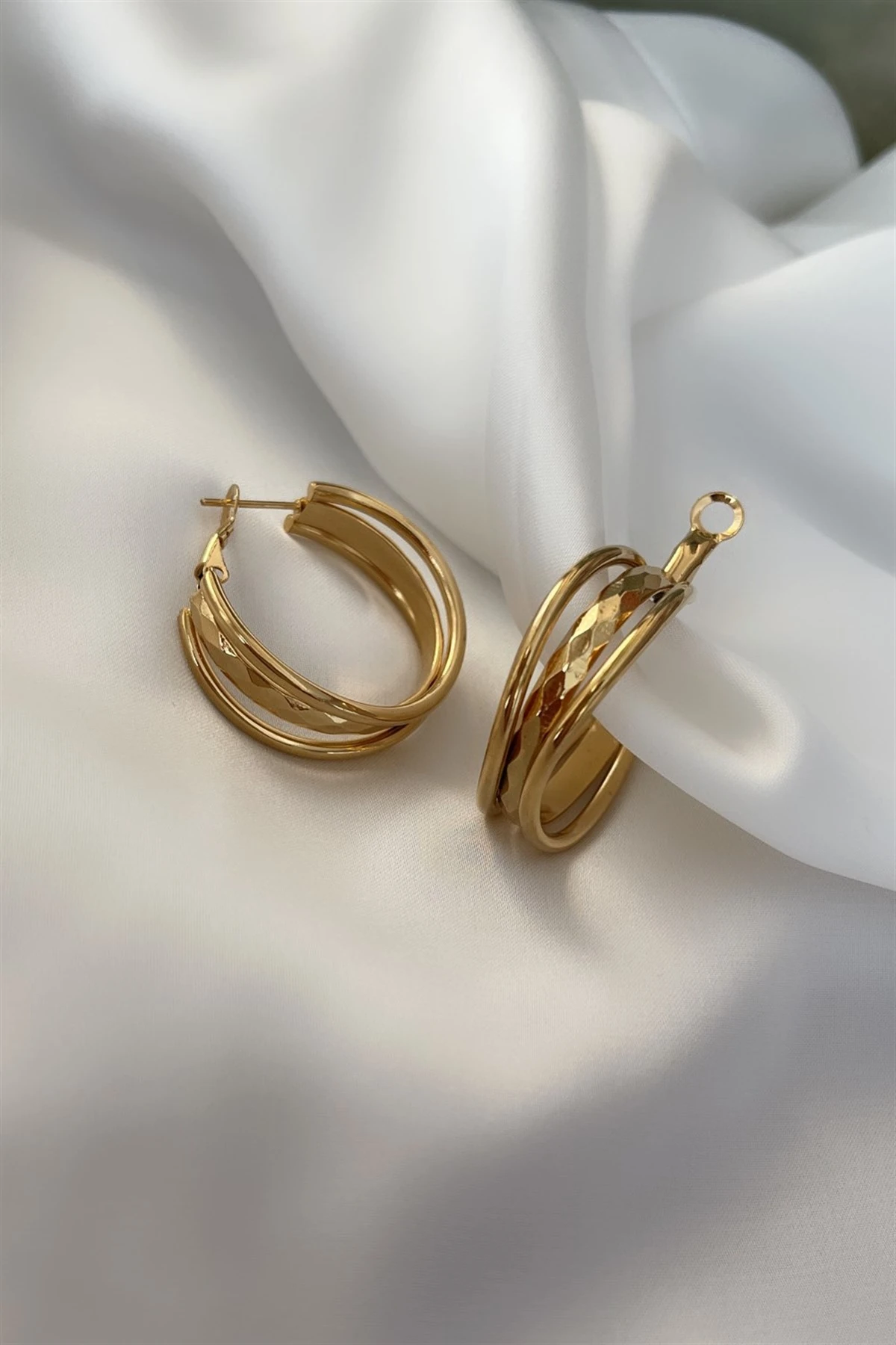 Cutting Çelik Küpe