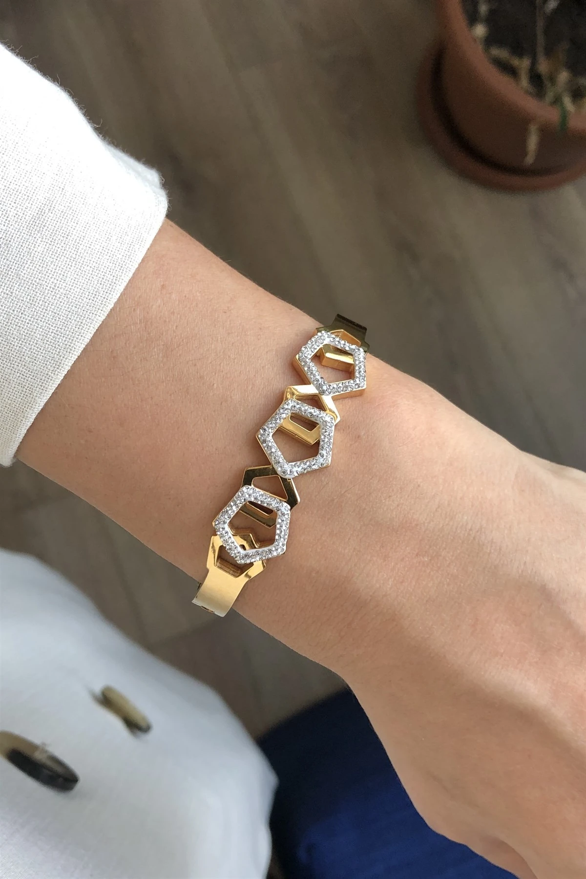 Pentagon Çelik Bileklik