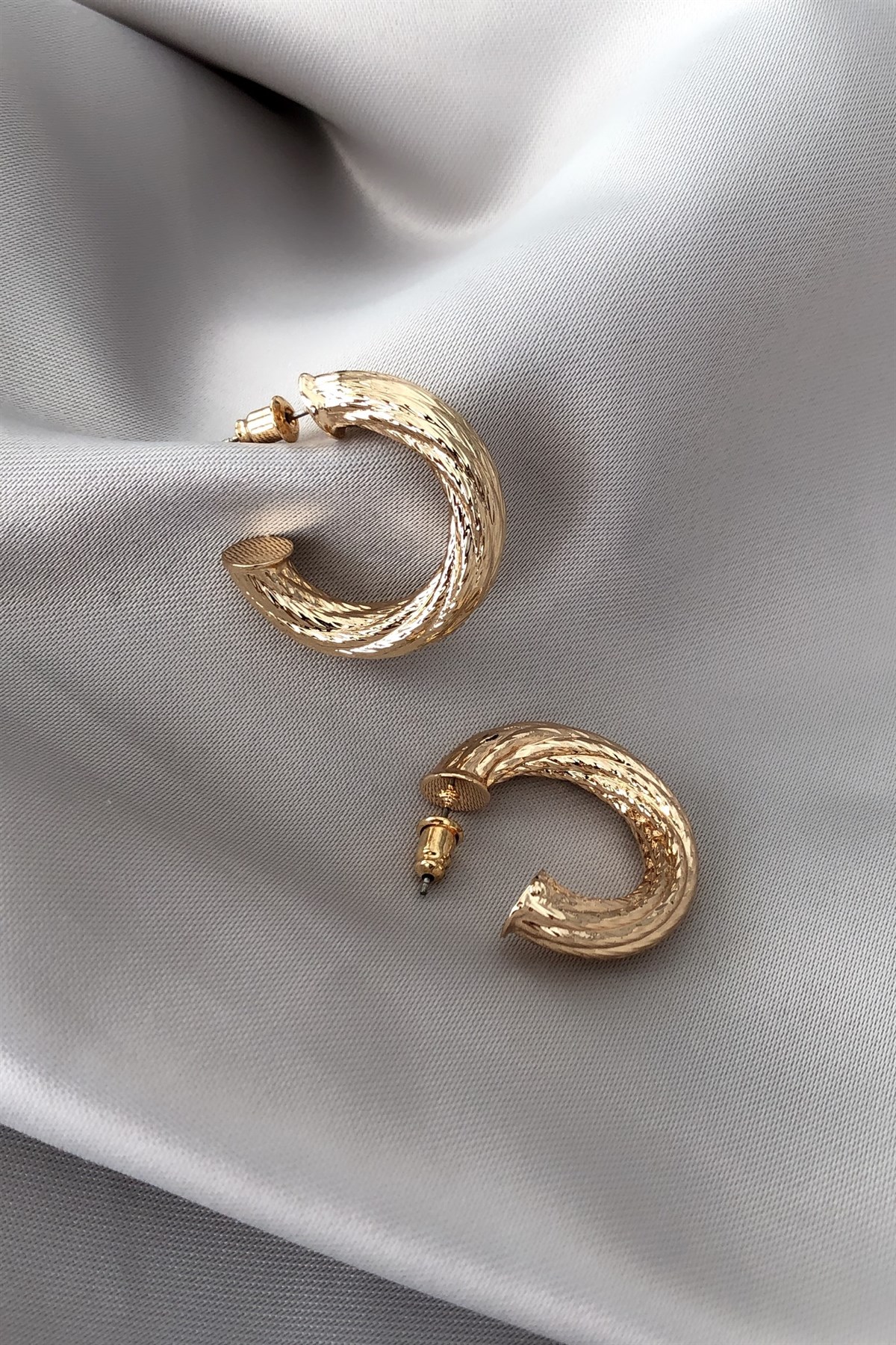 Spiral Boru Özel Seri Küpe-PK638SB