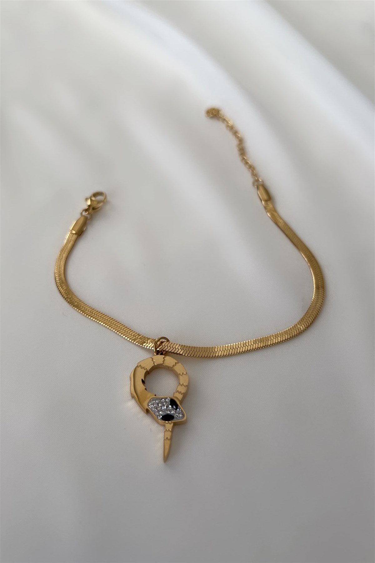 Straight Snake Çelik Bileklik