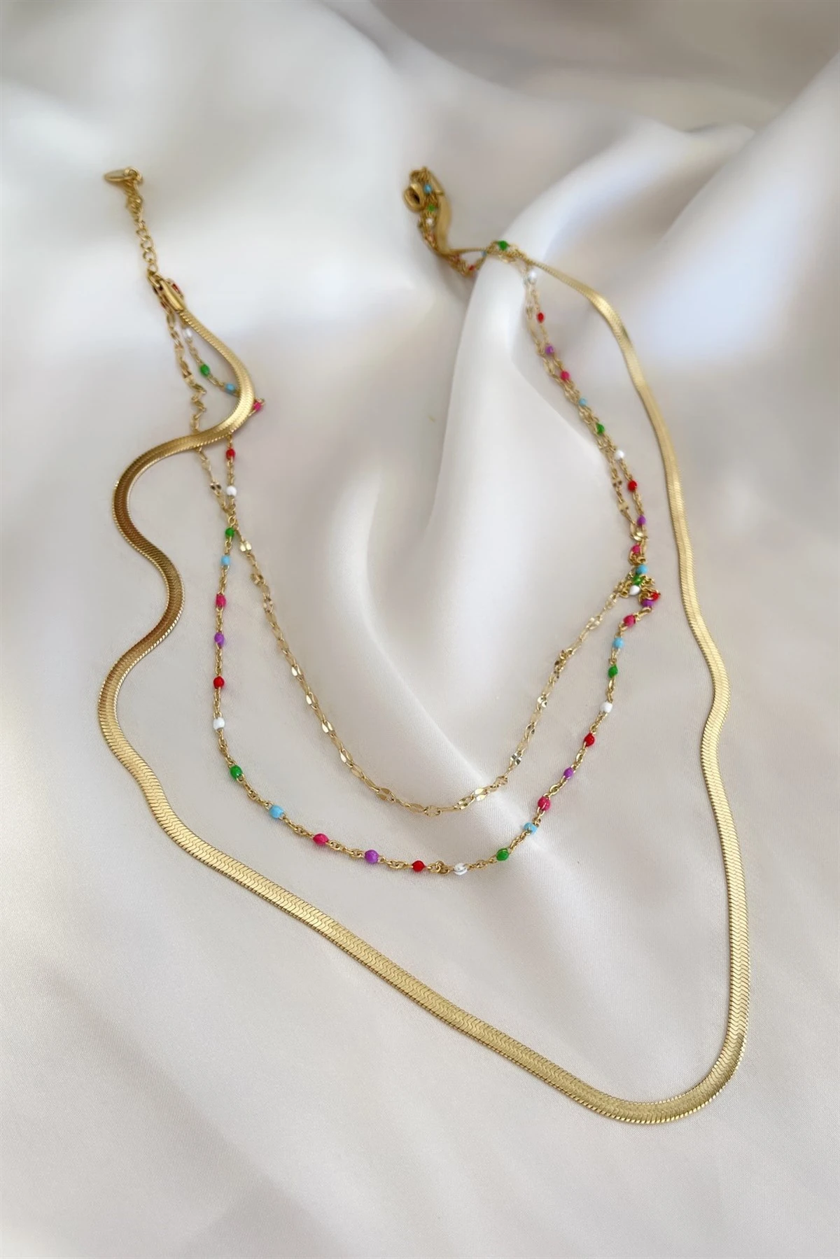 Spring Rainbow Çelik Kolye