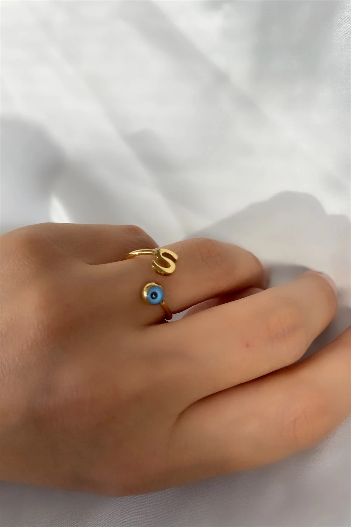 Harfli Çelik Yüzük