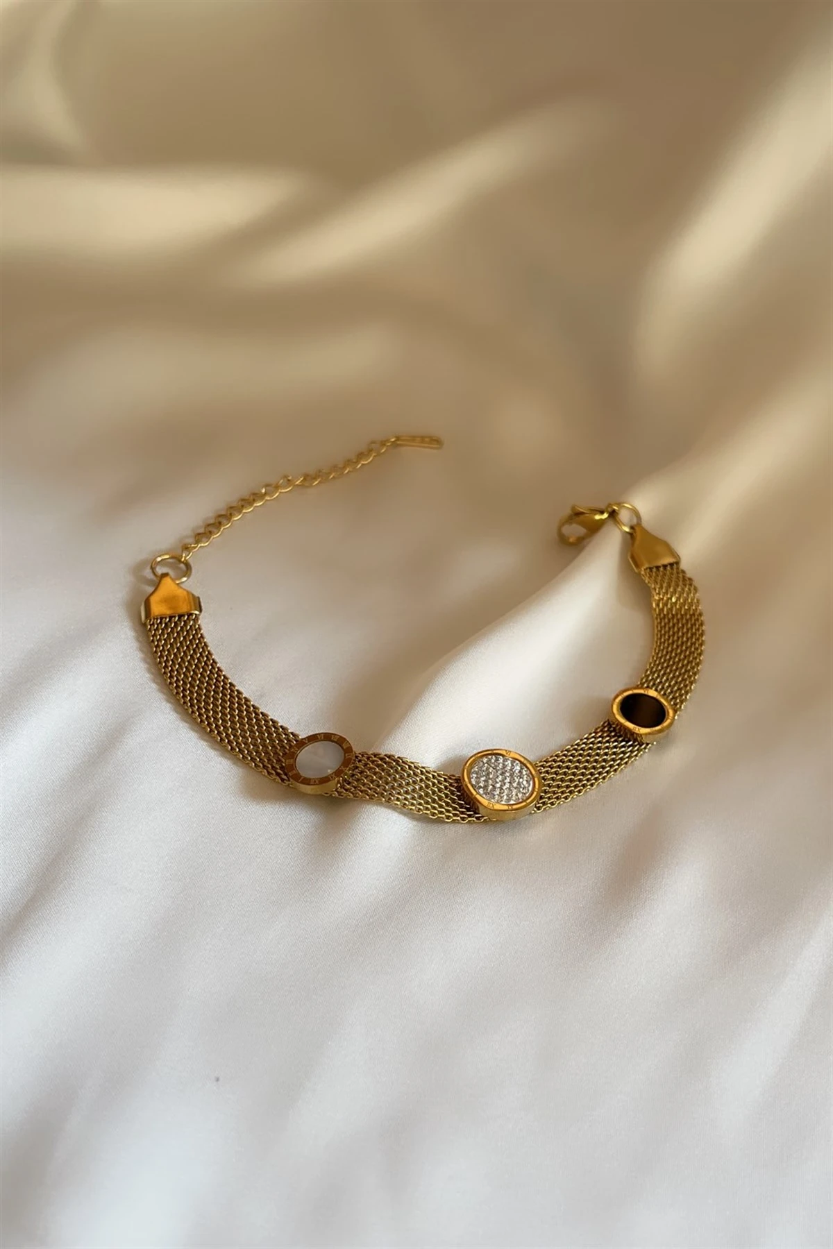 Shining Wicker Çelik Bileklik