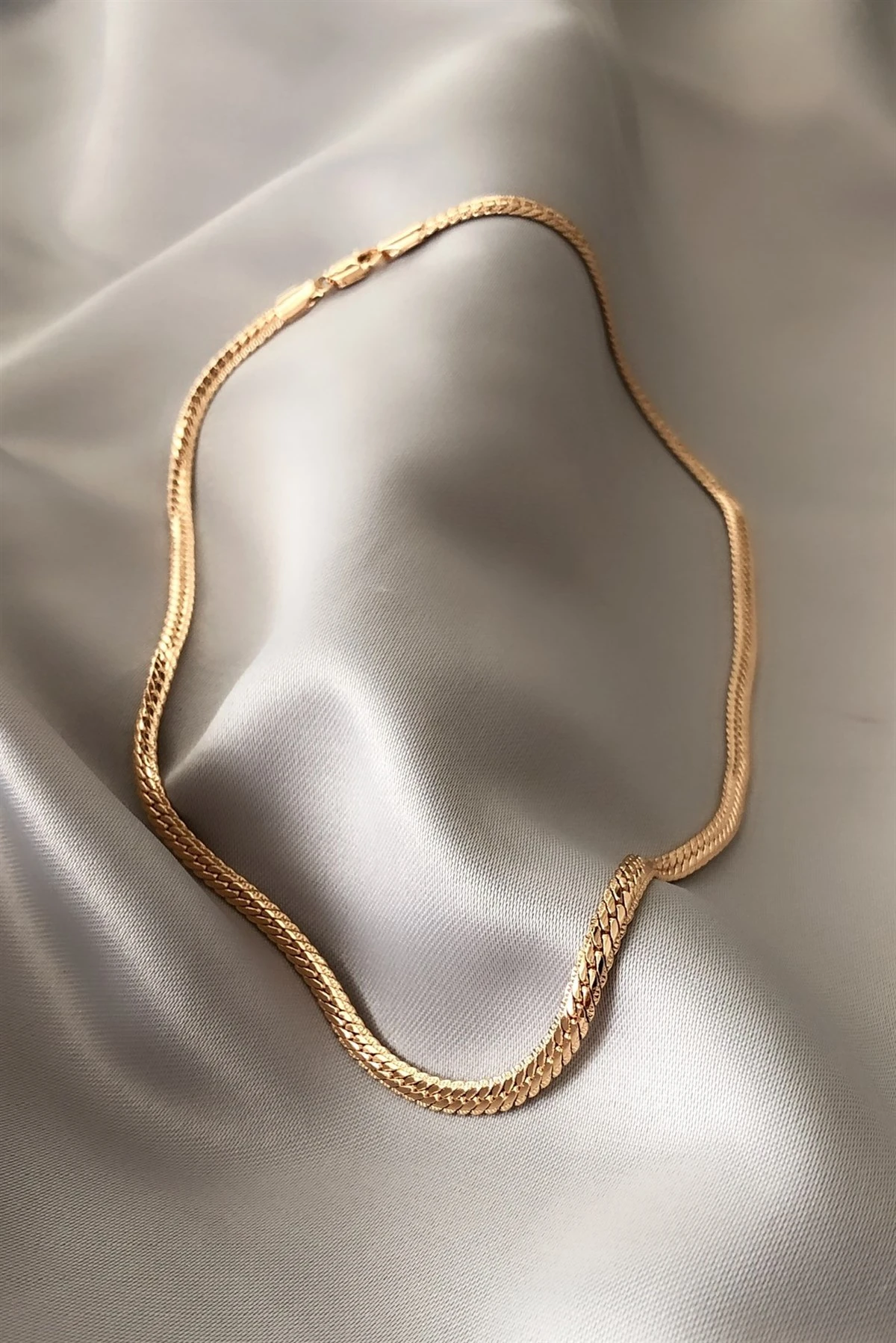 Herringbone Özel Seri Kolye-PK5348A