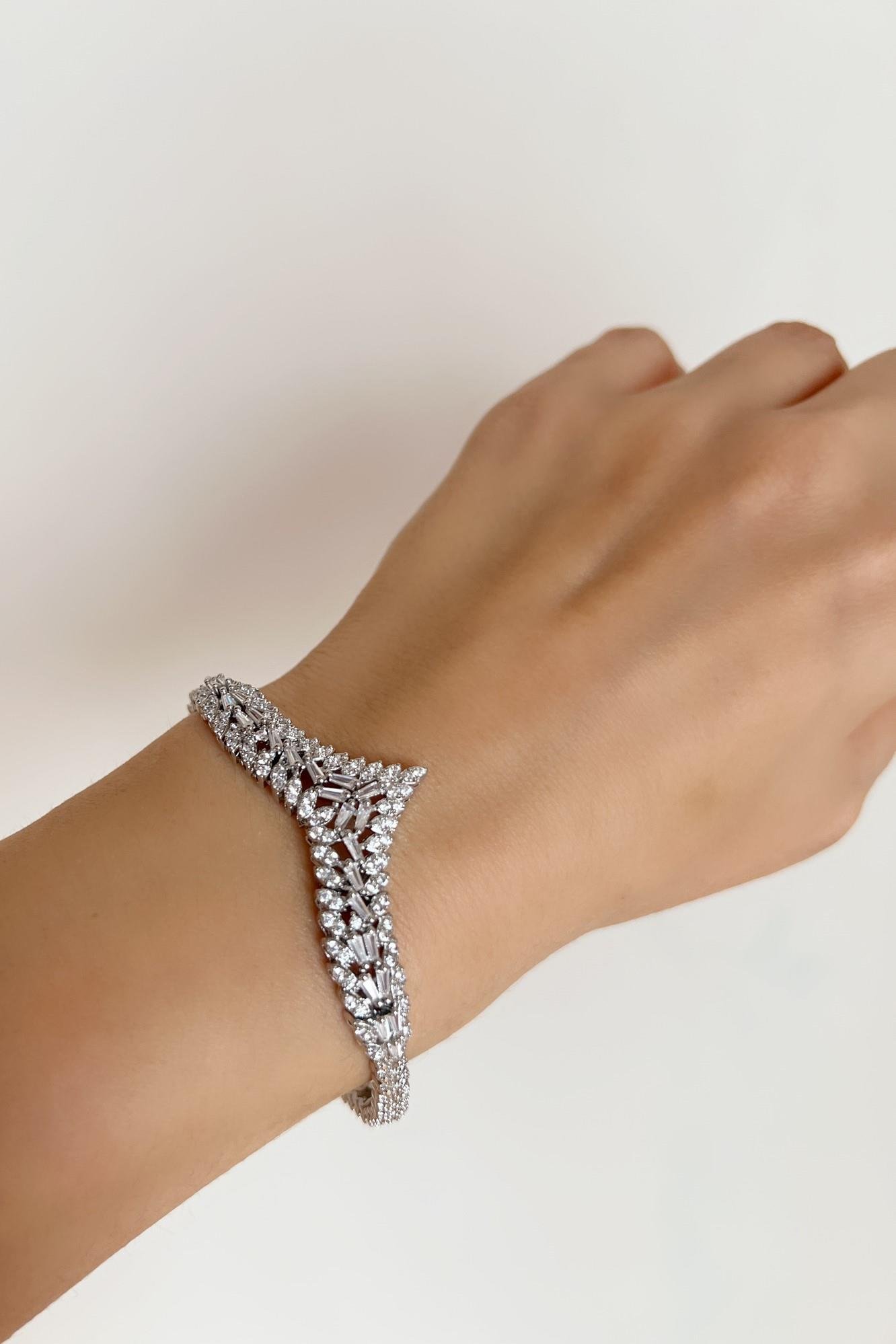 Pırlanta Model Zircon Özel Seri Bileklik