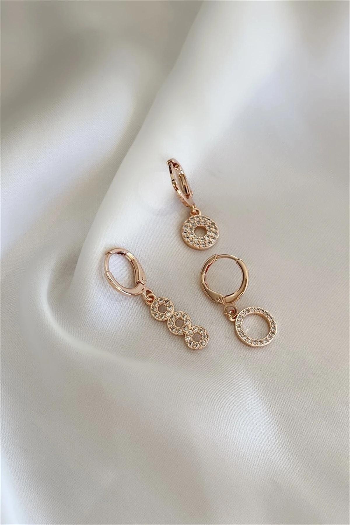 Bright Circles Küpe Seti