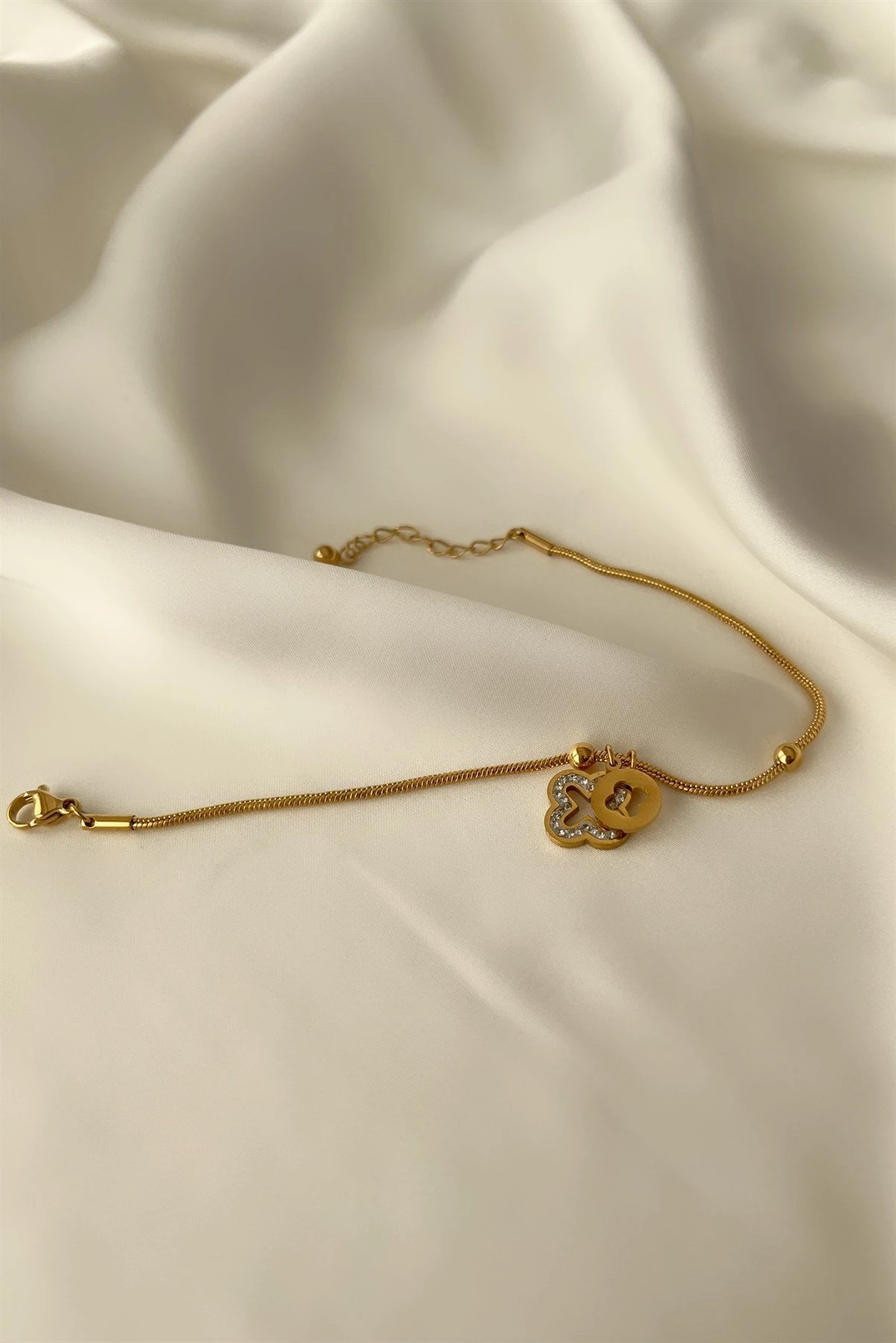 Rope Cleef Çelik Bileklik