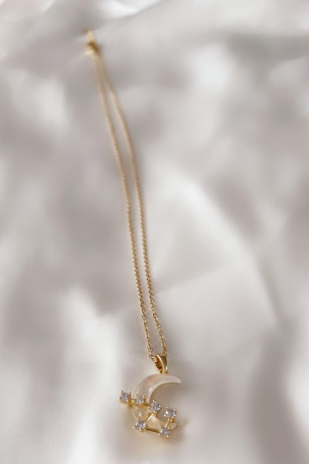 Luna Stella Çelik Kolye