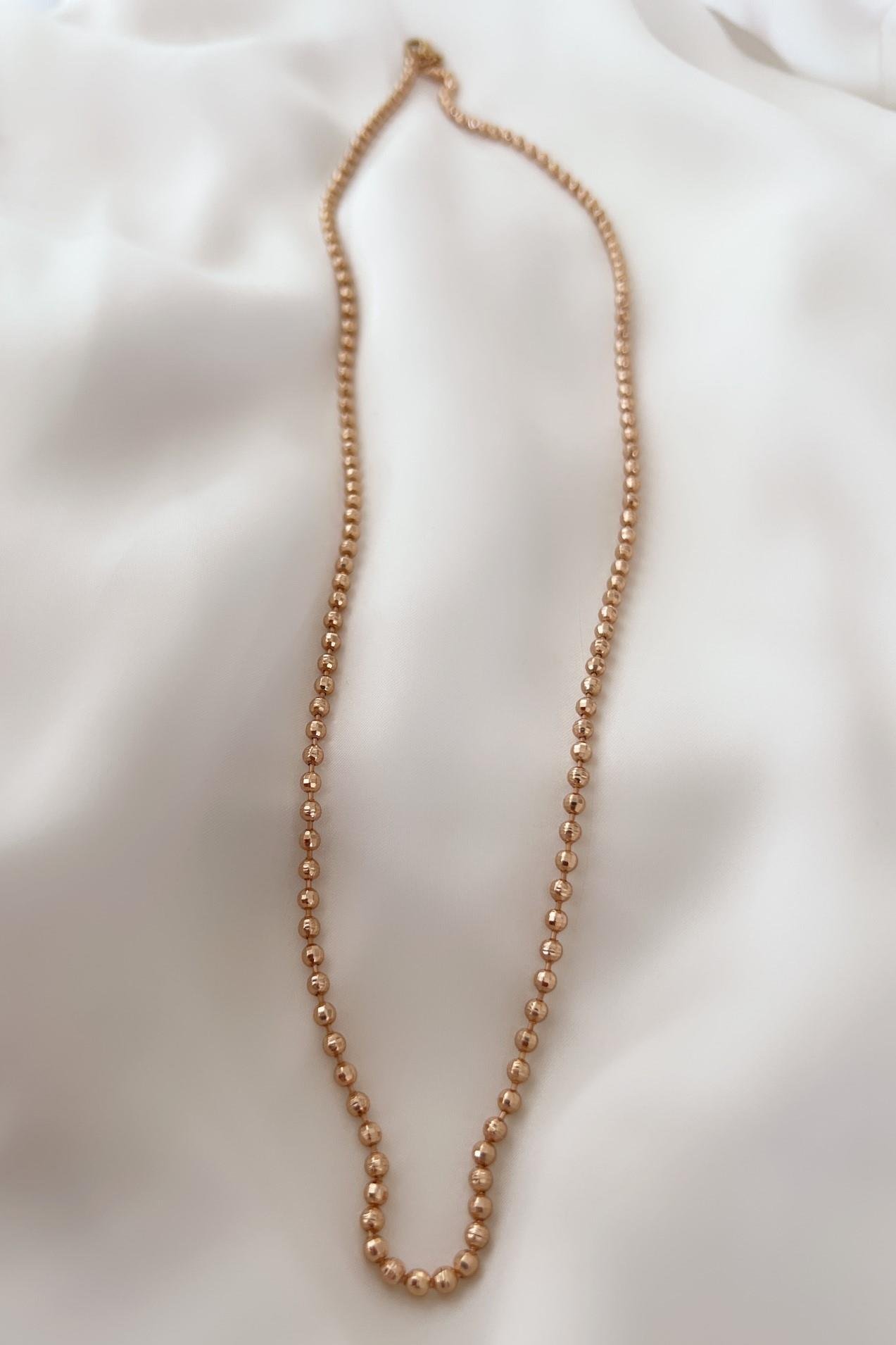 İnce Dorika Özel Seri Kolye (65 Cm)
