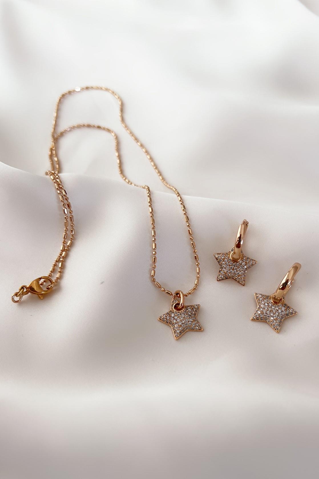 Estrella Özel Seri Kolye Küpe Seti