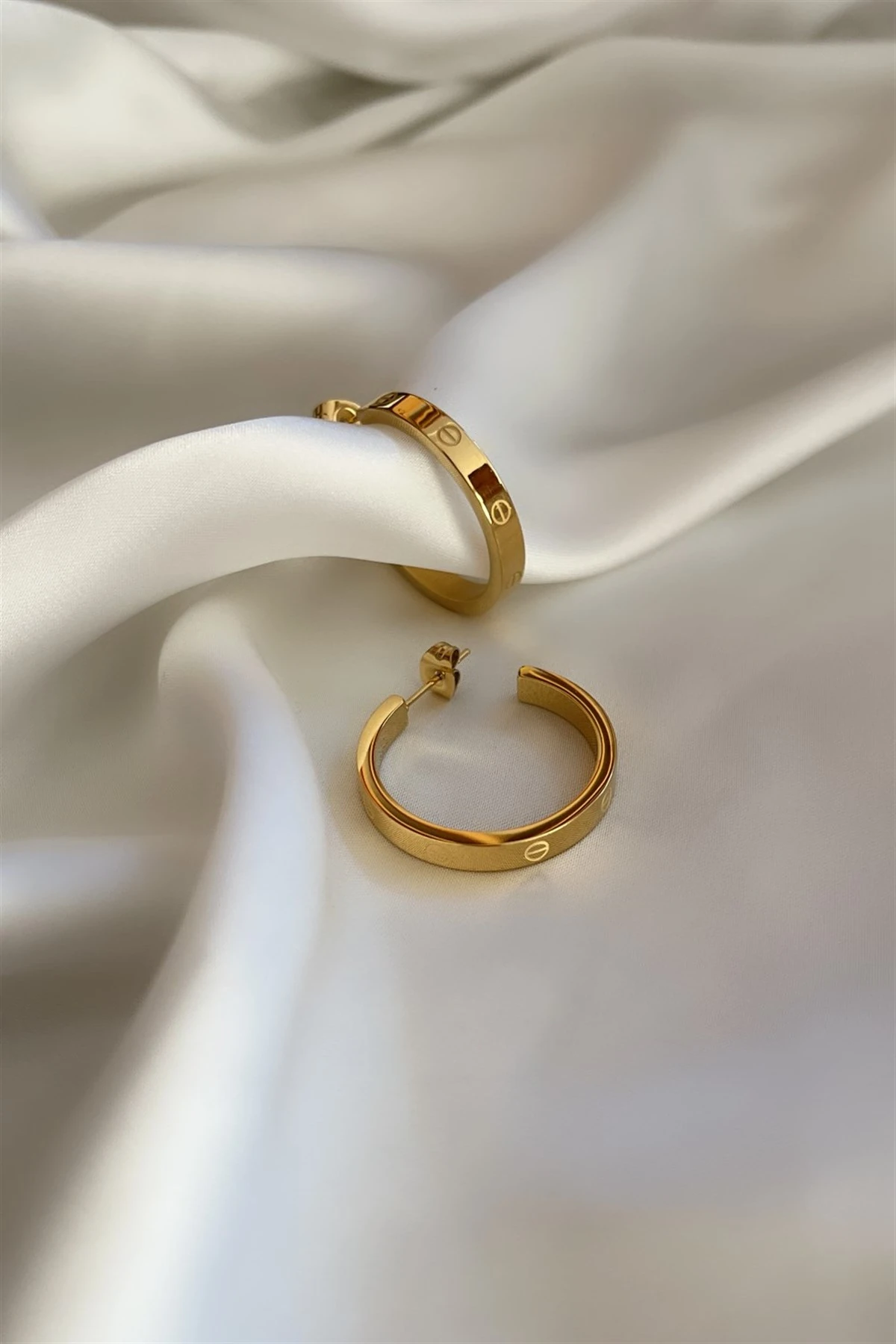 Way Çelik Küpe 2.5 Cm