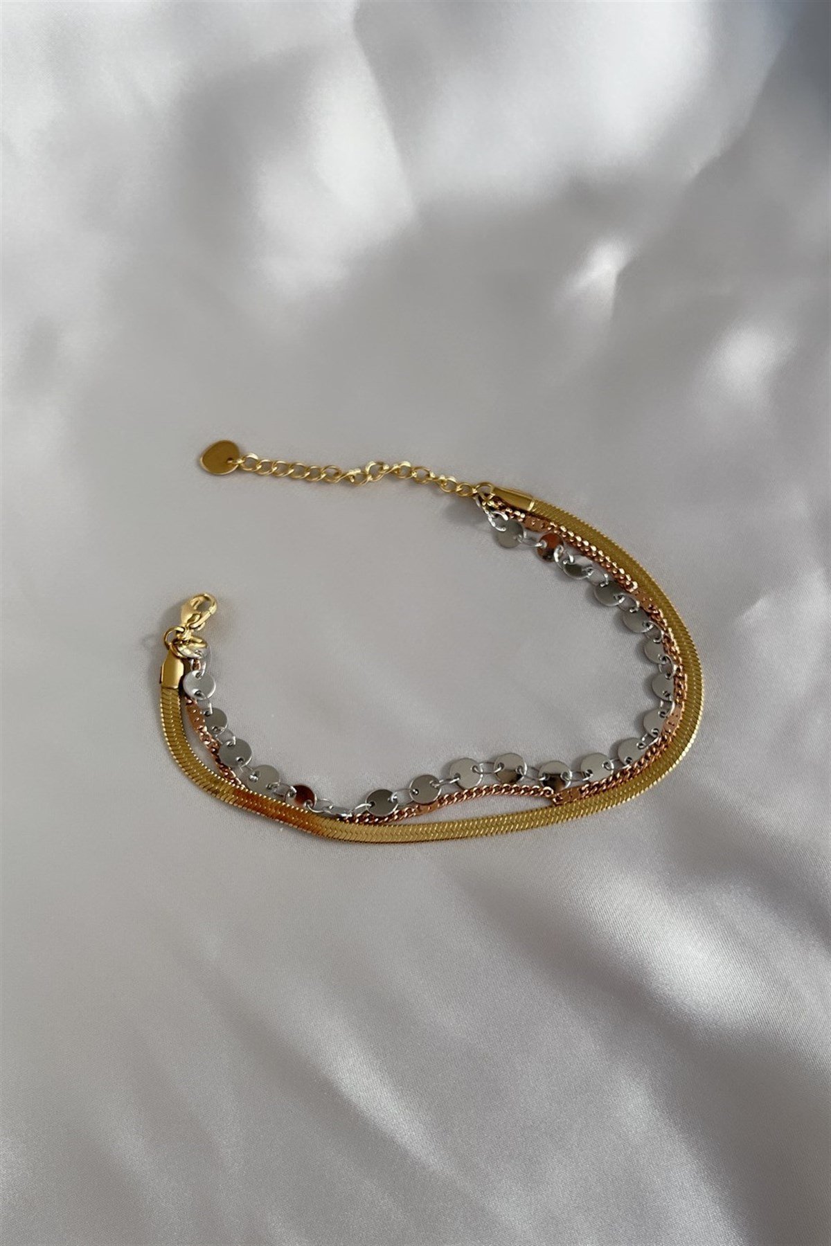 Scaly Combination Çelik Bileklik