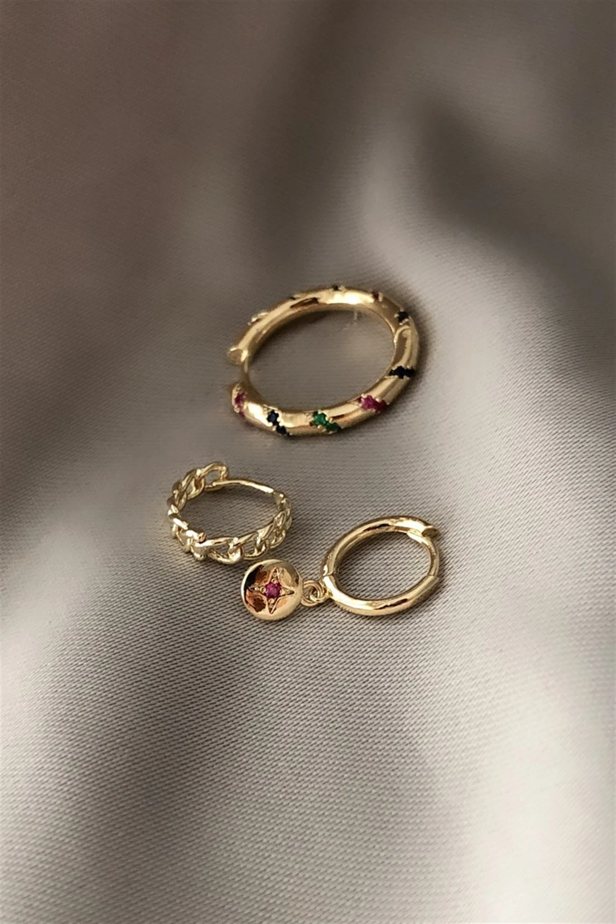 Otantik Özel Seri Küpe Seti-PK0975O