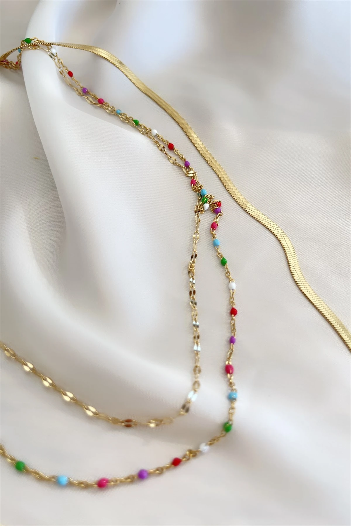 Spring Rainbow Çelik Kolye