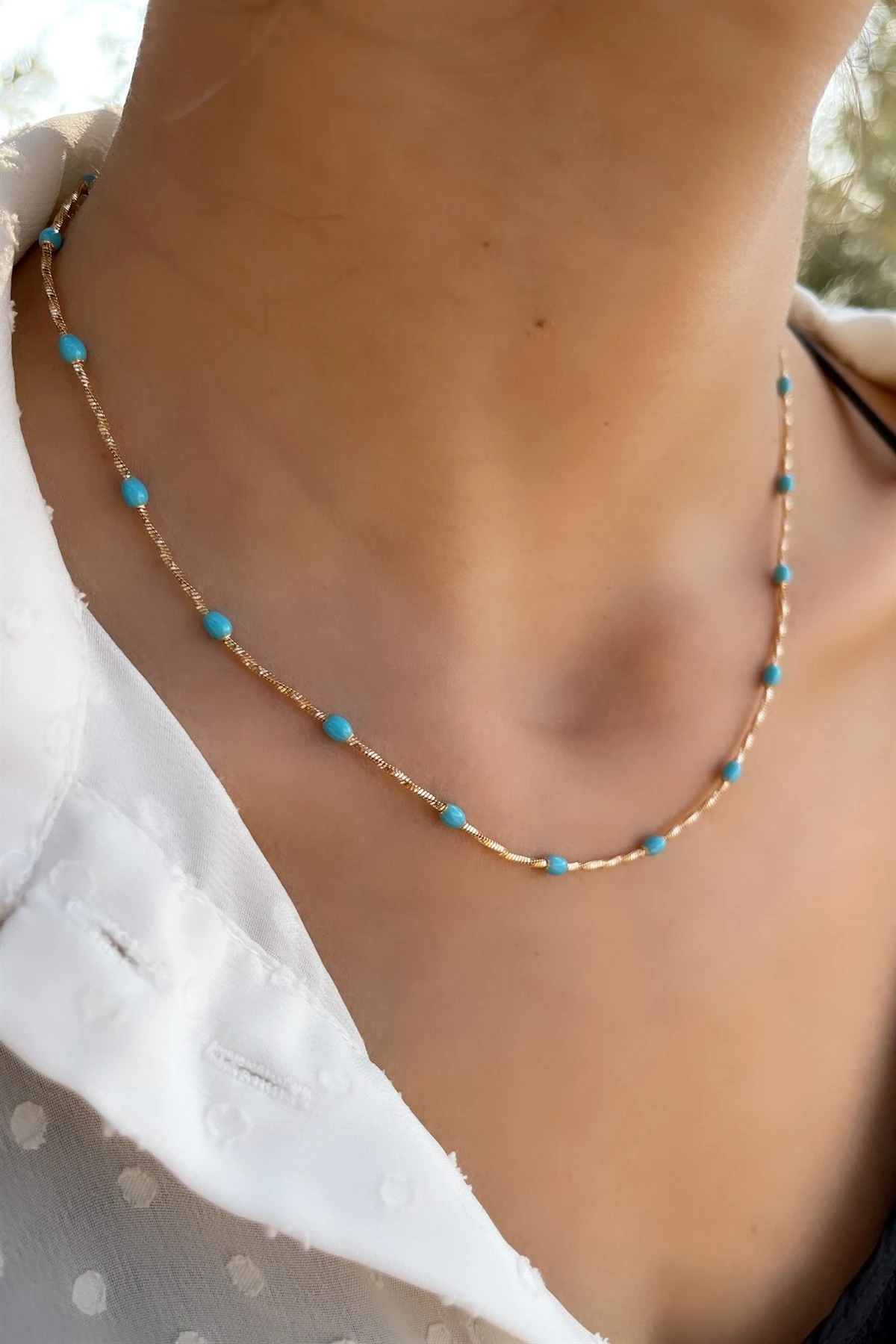 Blue Spiral Özel Seri Kolye