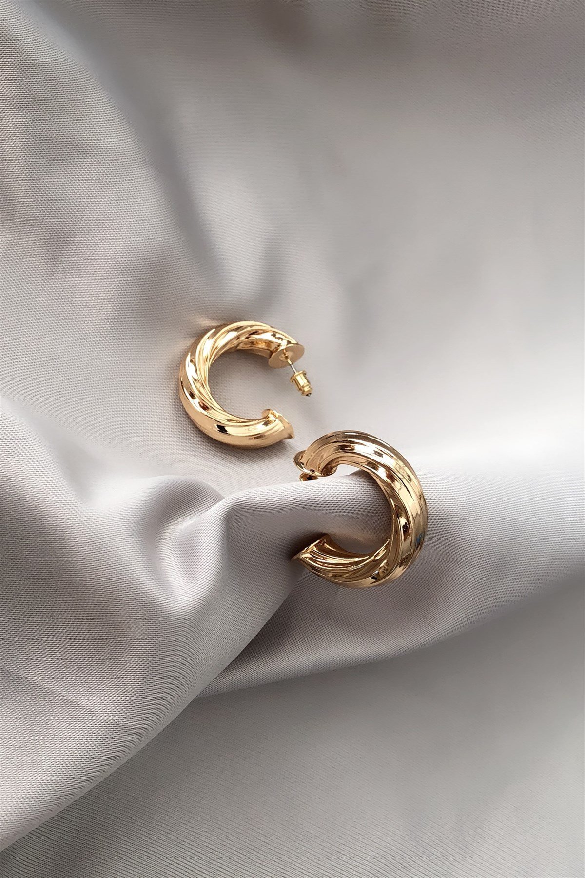 Özel Seri Boru Halka Küpe-PK6387B