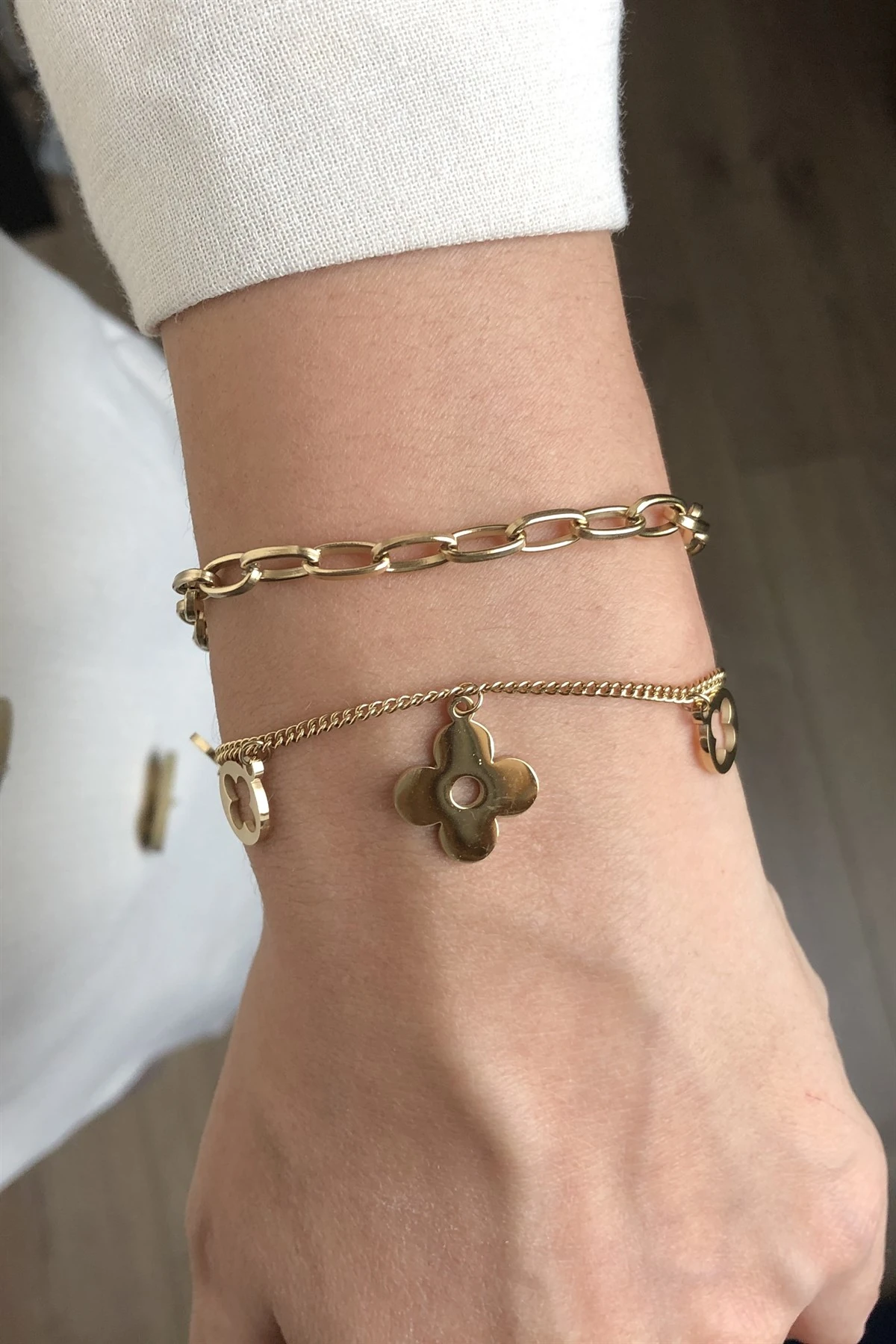 Cleef Çelik Bileklik-PK63775C