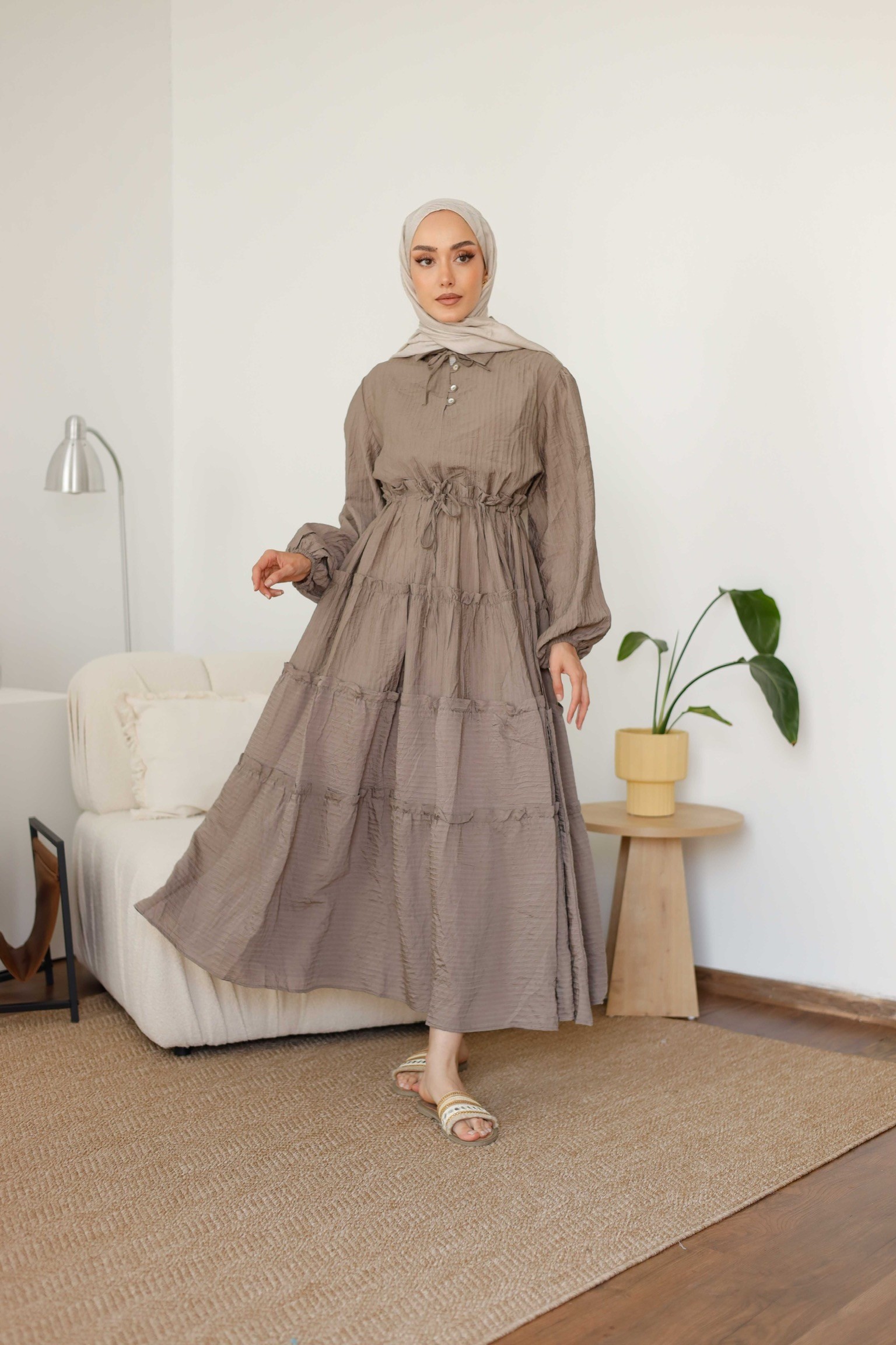 Roya Katlı Elbise