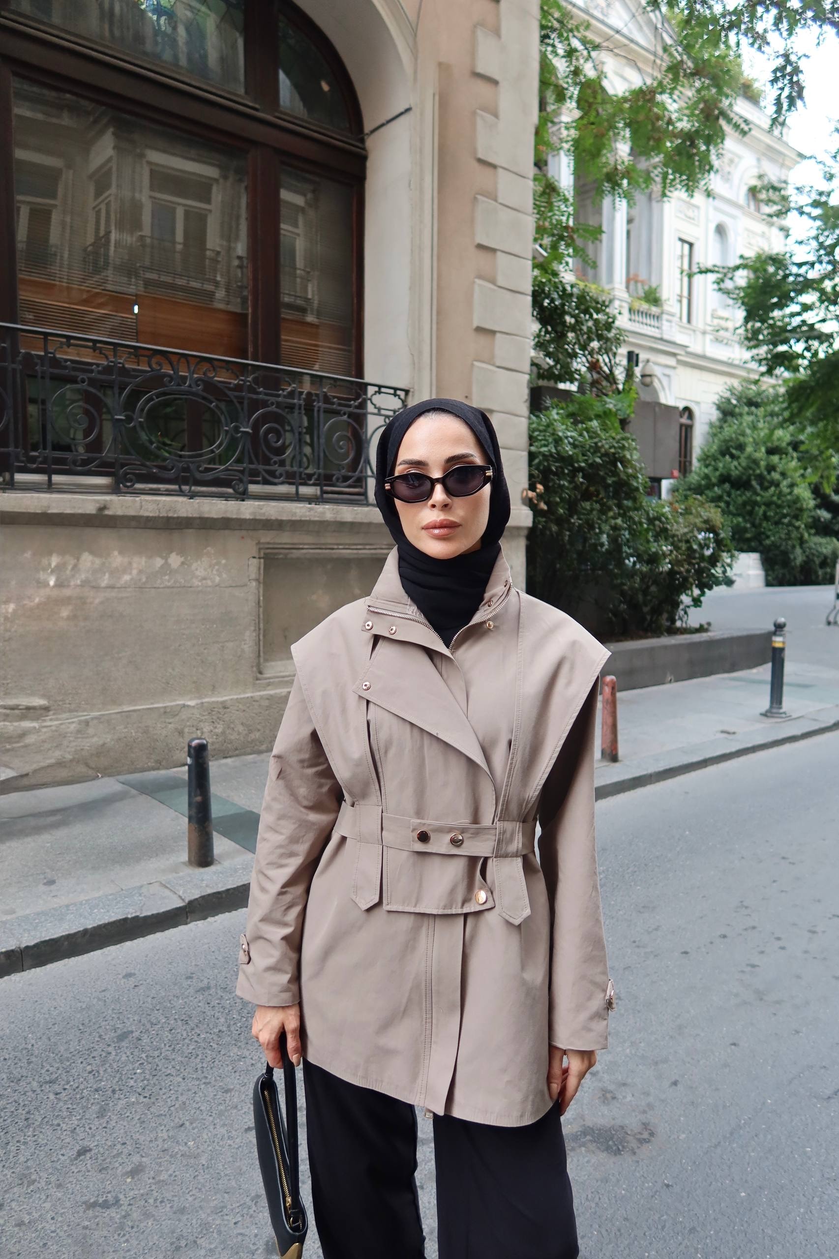 Hane Trench Coat - Mink