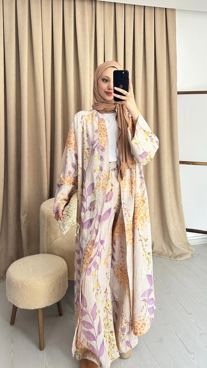 Bahar İkili Kimono Takım