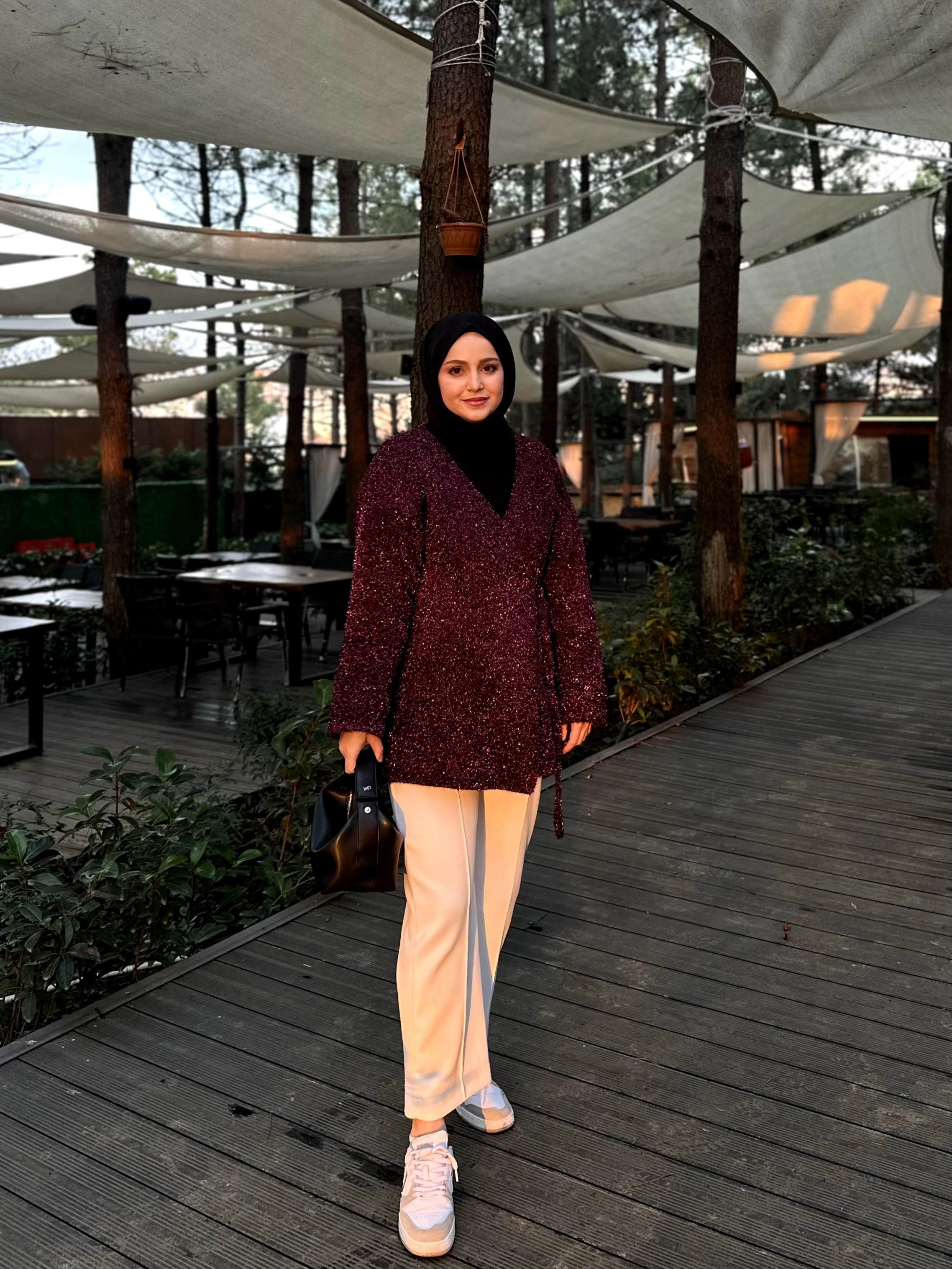 Eleni Simli Triko Hırka