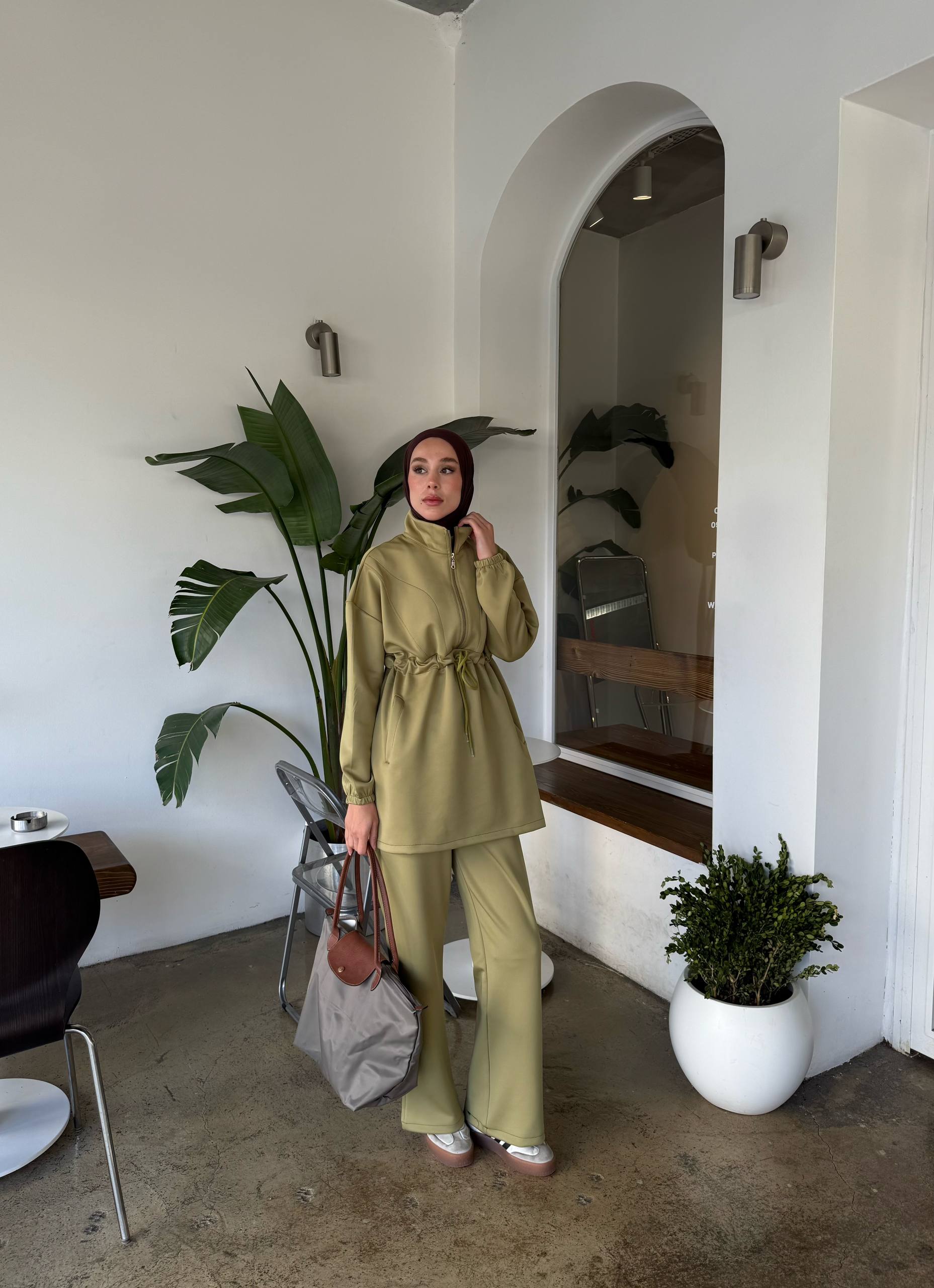 Yıldız Skuba Ceket Pantolon Takım - Yağ Yeşili