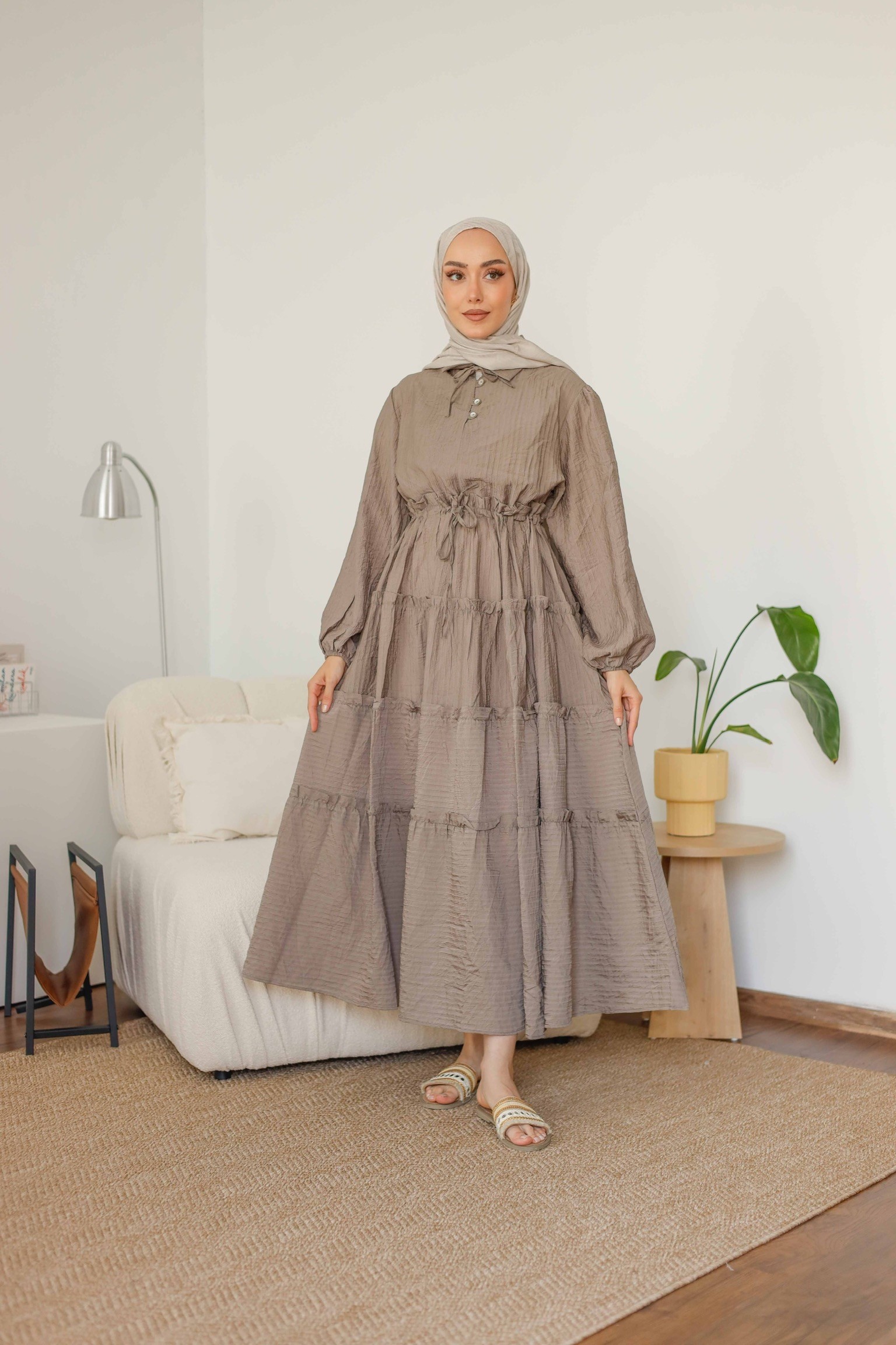 Roya Katlı Elbise